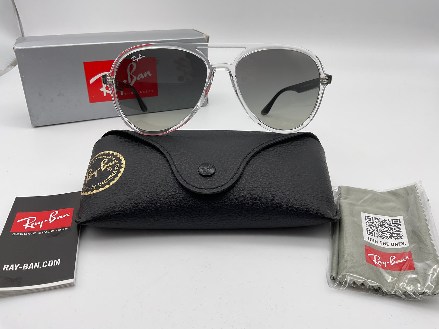 Ray Ban RB 4376 57mm Transparent Gray Gradient 647711