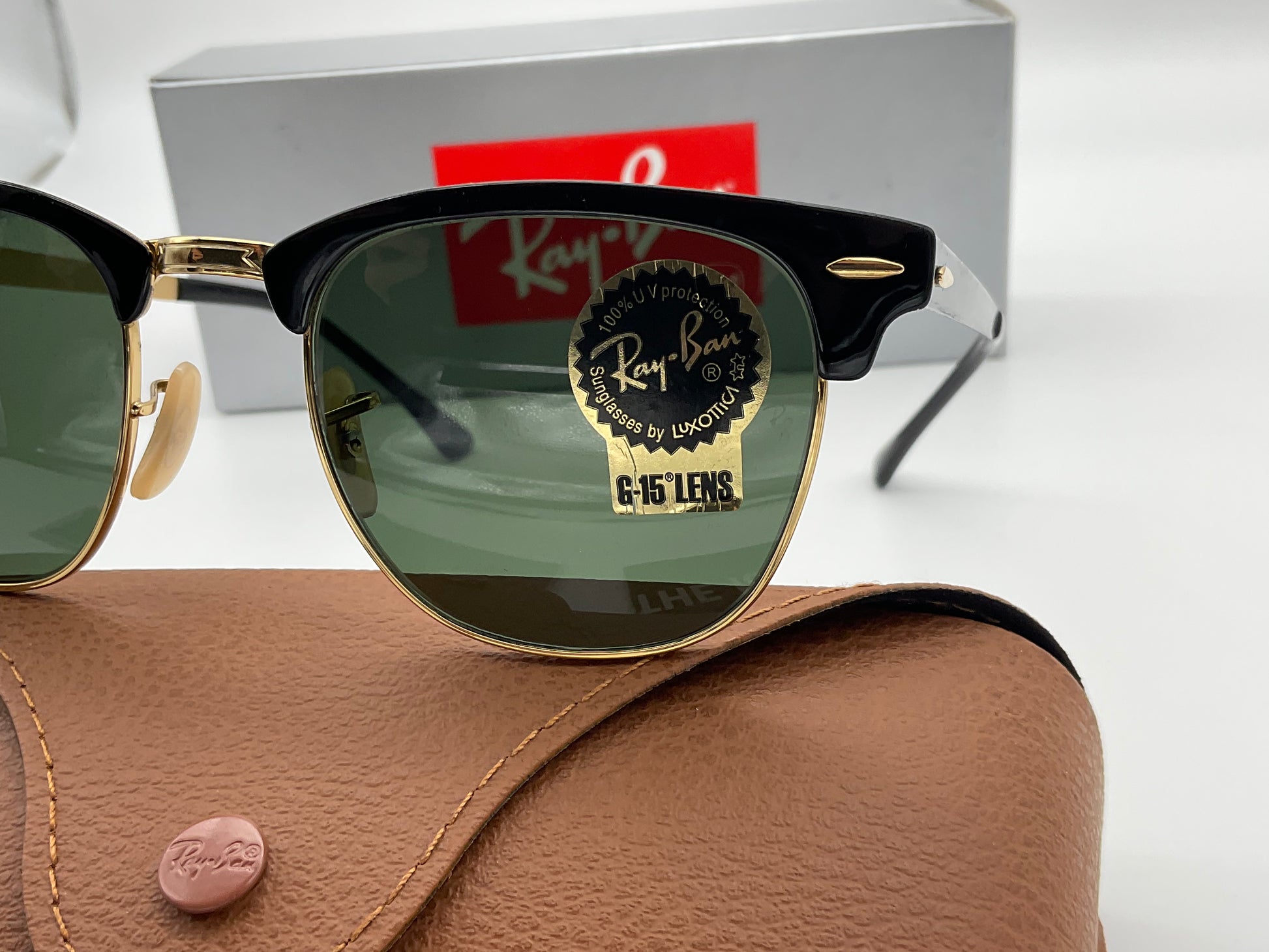 Clubmaster online green lens