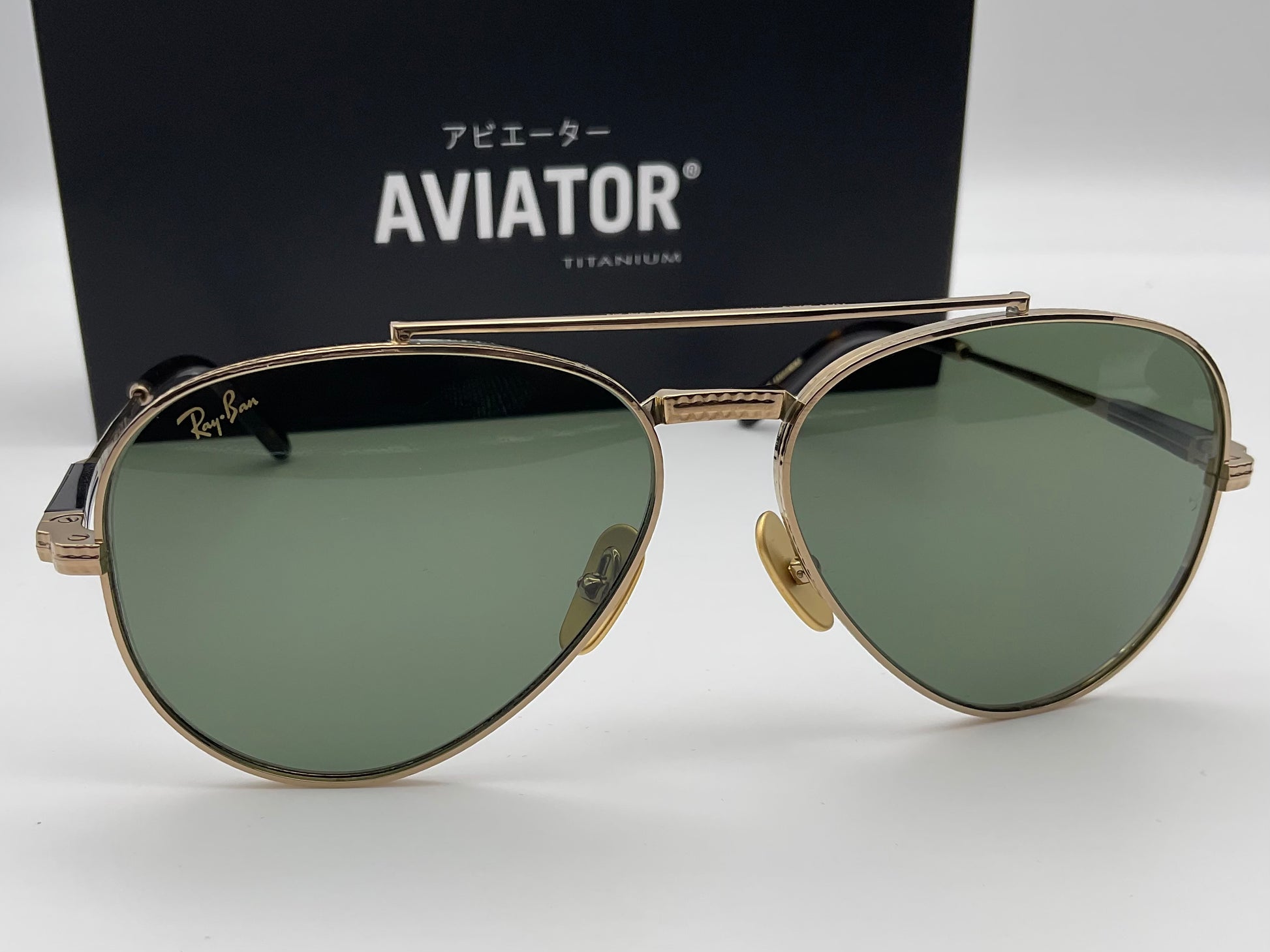 Ray Ban RB 8225 AVIATOR II 58mm TITANIUM Made in Japan – Shade Ray Ban RB 8225 AVIATOR II 58mm TITANIUM Made in Japan – Shade