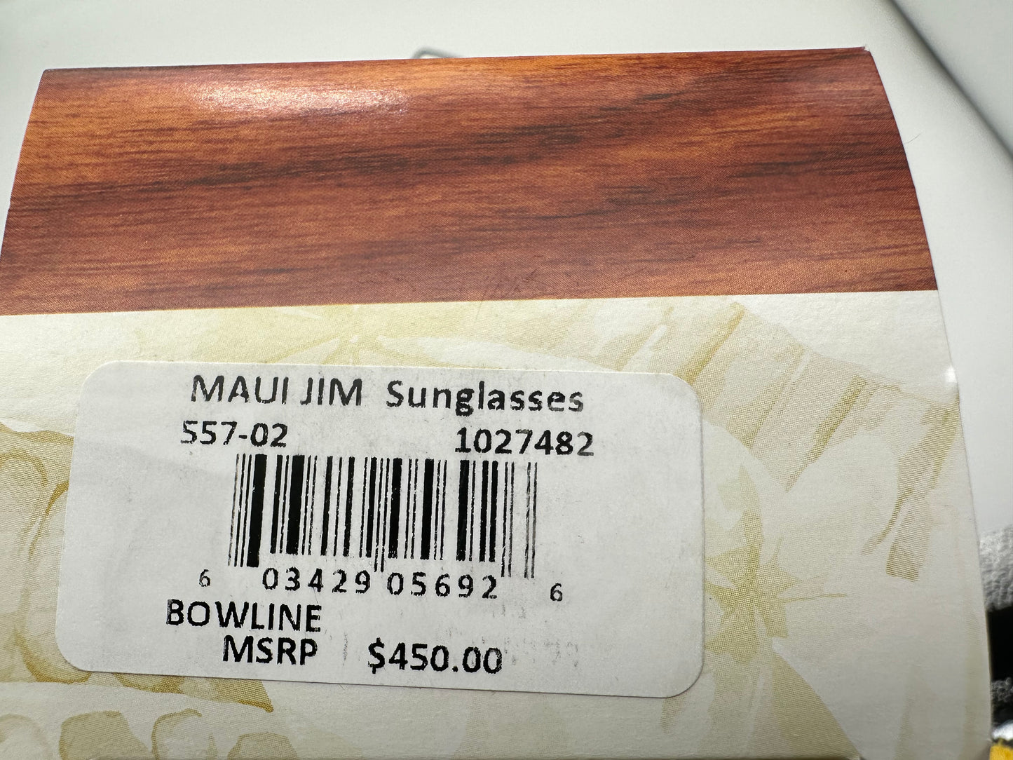 Maui Jim Bowline MJ557-02 TITANIUM Black Polarized 53/23 Sunglasses made in JAPAN New