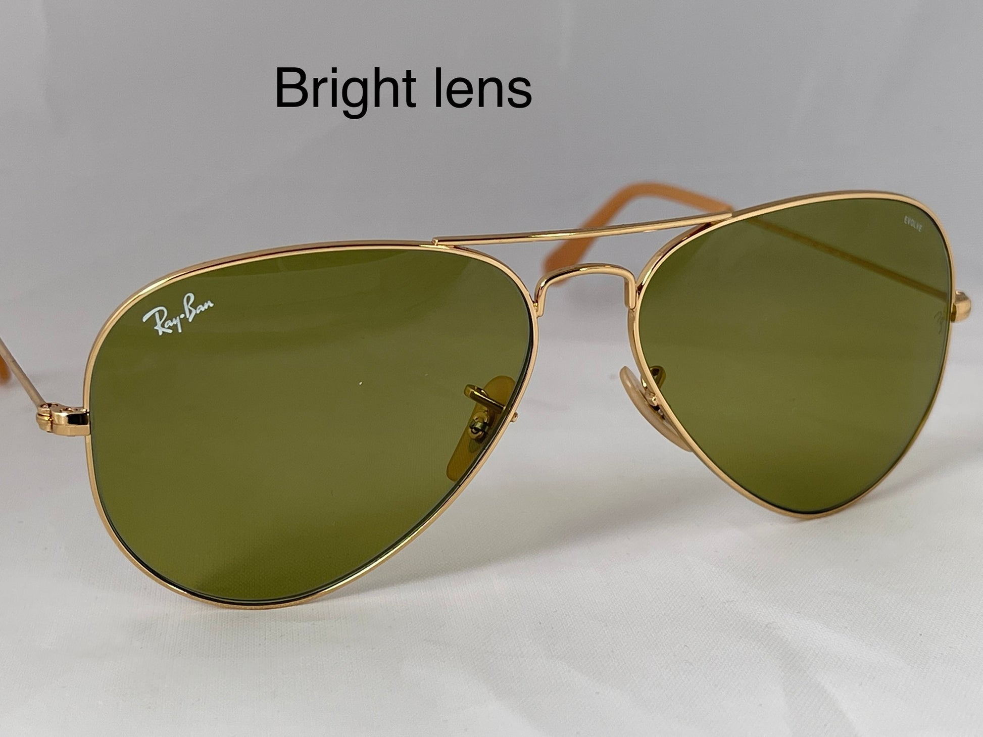 Ray Ban Aviator Evolve RB 3025 9064/4C Gold/Green Photochromic