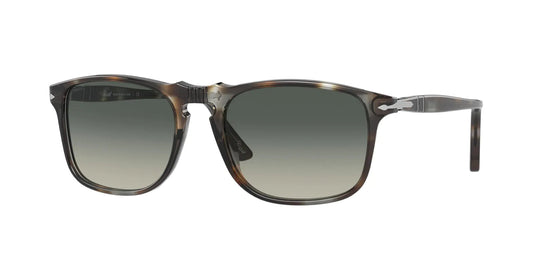 Persol PO 3059 54mm Stripped Brown Smoke With Gradient Gray Glass Lenses