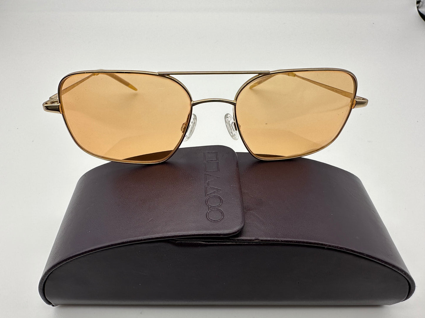 Oliver peoples Victory 55 Burn Notice Michael Weston Cognac Style Gold 523