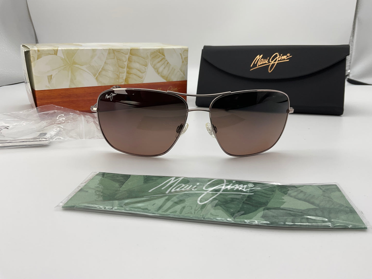 Maui Jim Cook Pines RS774-16R Rose Gold Maui Rose Polarized Sunglasses 63mm