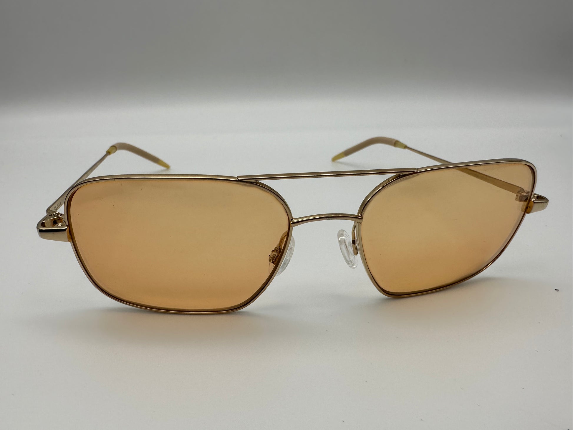 Oliver peoples victory 55 cognac lenses gold frame outlet