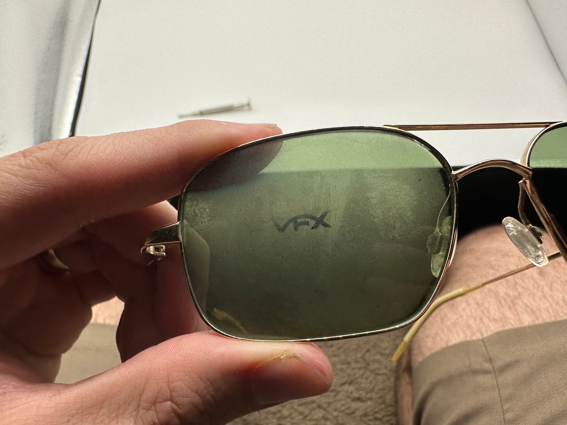LENS ONLY Oliver Peoples Victory 55 Green VFX Polarized Shade