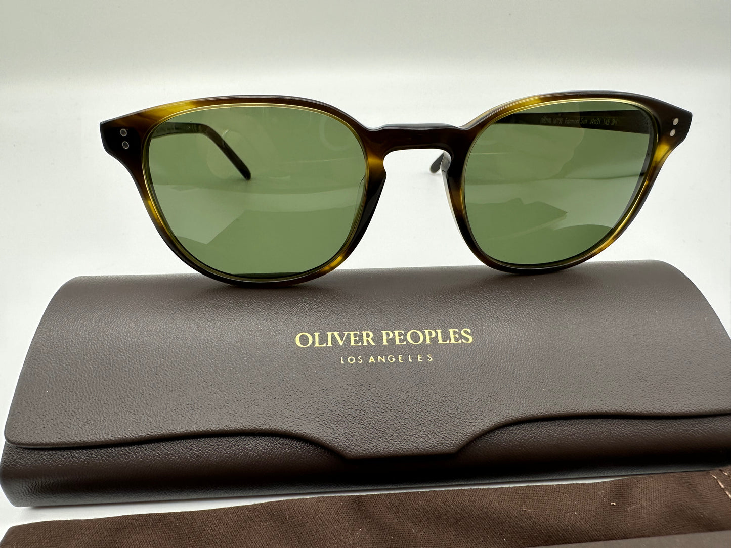 Oliver Peoples FAIRMONT SUN OV5219S 167752 Bark/G-15 Green 49mm Oliver Peoples FAIRMONT SUN OV5219S 167752 Bark/G-15 Green 49mm