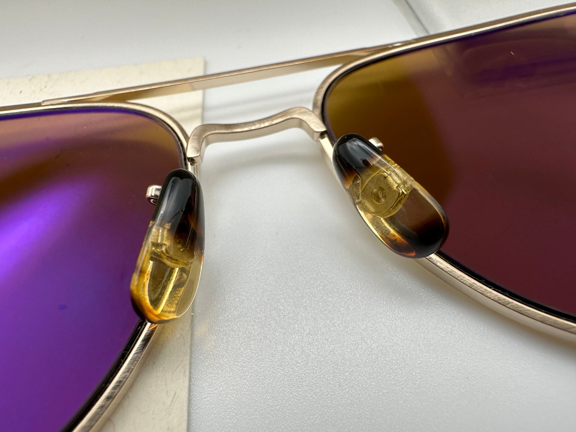 Oliver Peoples TK-3 56mm OV 1276ST 531153 Brushed Gold Brown Made Oliver Peoples TK-3 56mm OV 1276ST 531153 Brushed Gold Brown Made