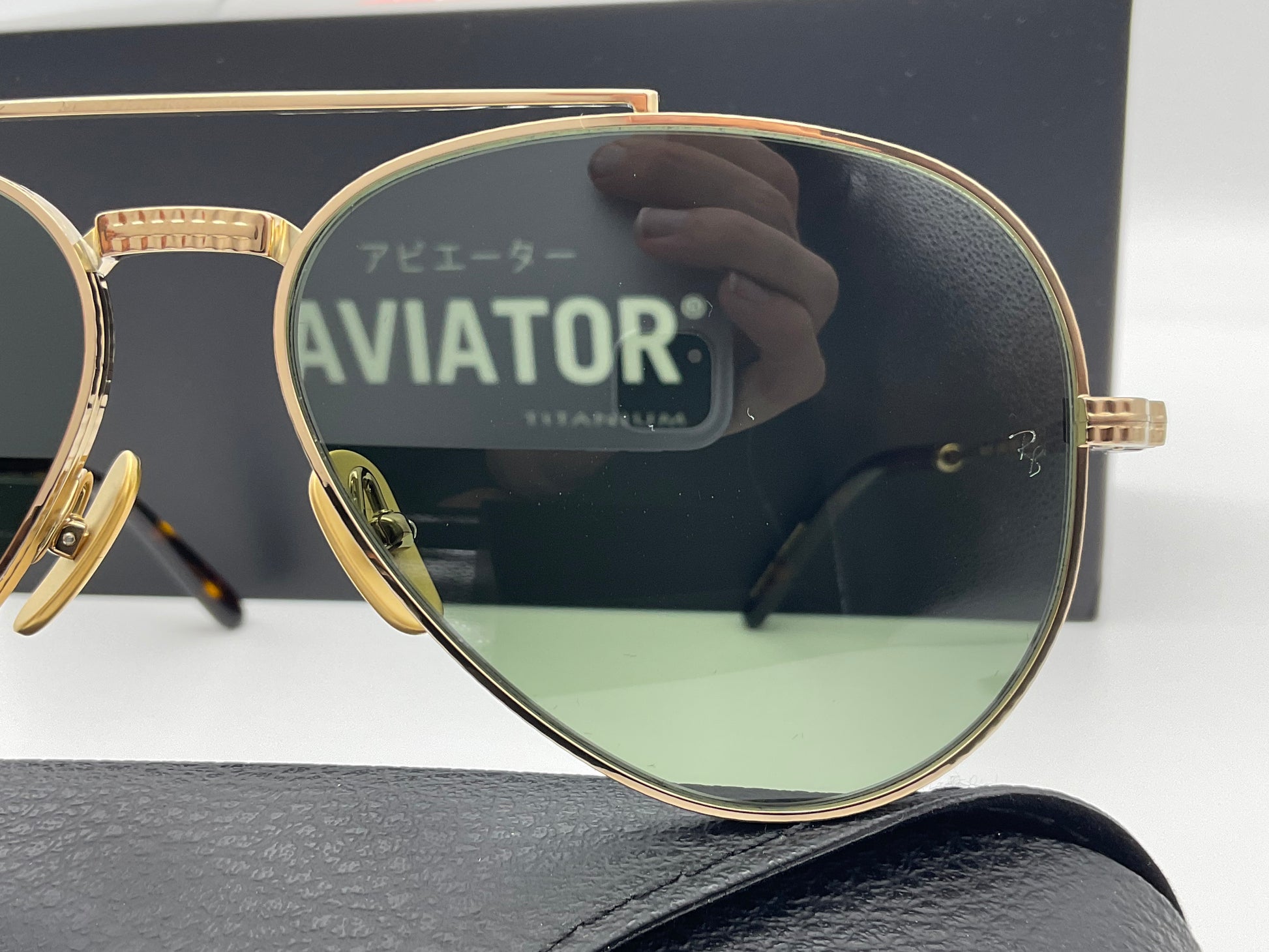 Ray Ban RB 8225 AVIATOR II 58mm TITANIUM Made in Japan – Shade Ray Ban RB 8225 AVIATOR II 58mm TITANIUM Made in Japan – Shade