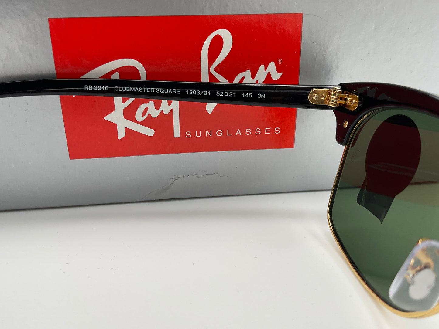 Ray-Ban RB 3916 CLUBMASTER SQUARE 52mm 1303/31 New