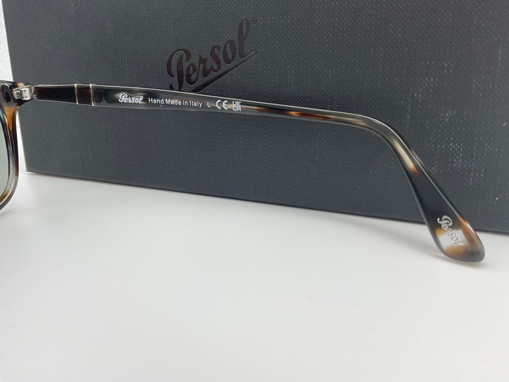 Persol PO 3059 54mm Stripped Brown Smoke With Gradient Gray Glass Lens Shade Review Store