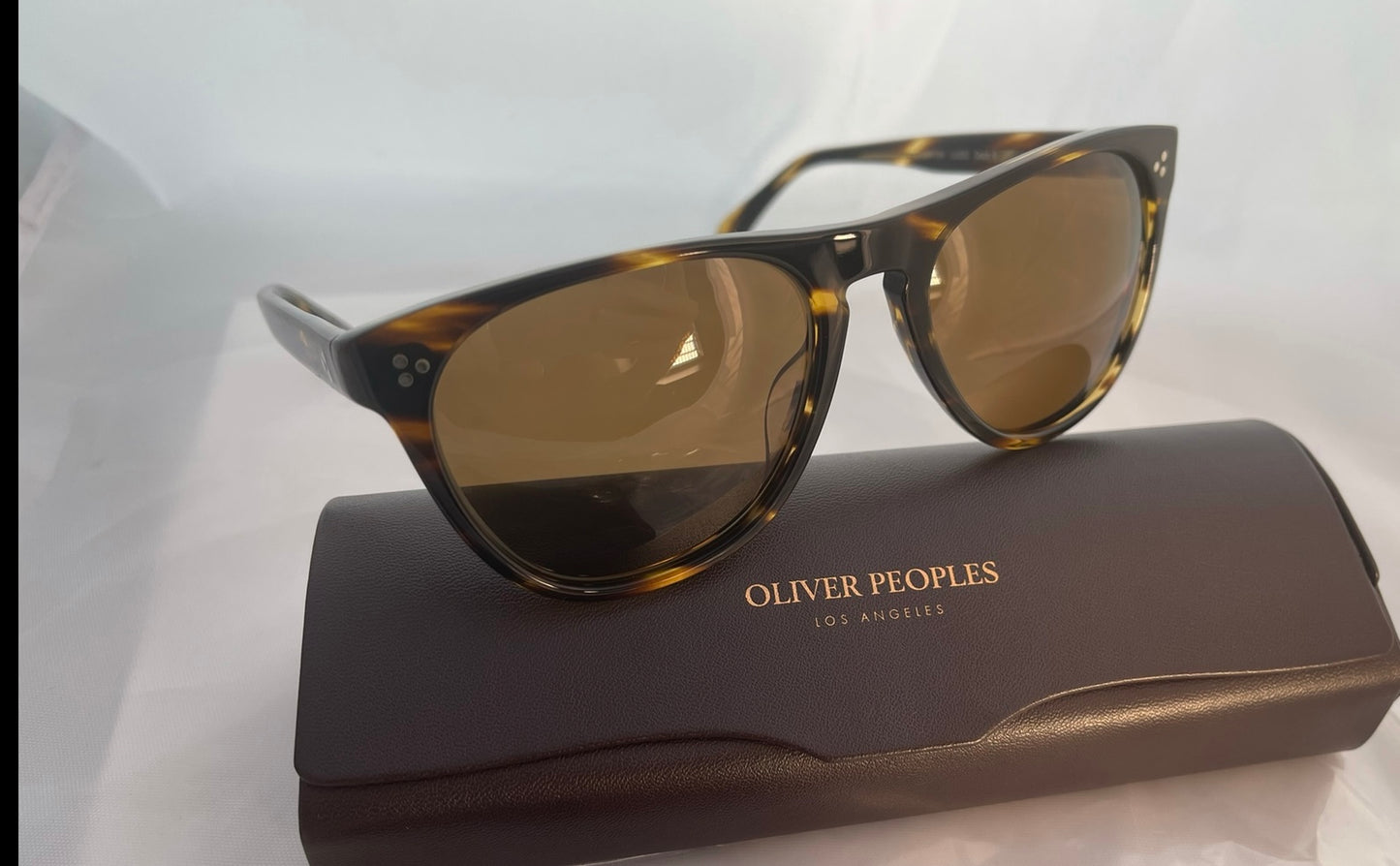 OLIVER PEOPLES Daddy B 55mm Cocobolo Brown Polarized Sunglasses OV5091S 2nd Gen NEW