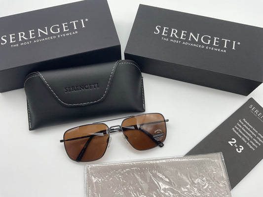 Serengeti Agostino Polarized Drivers Photochromic Glass Lens Navigator Sunglasses Japan