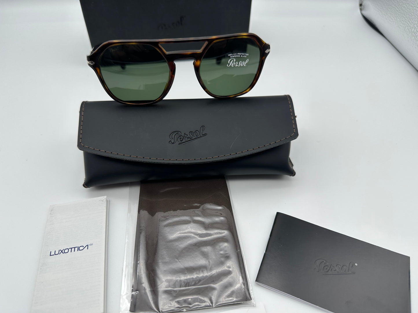 Persol PO 3206S 51mm Havana Green Made in Italy Shade Review Store