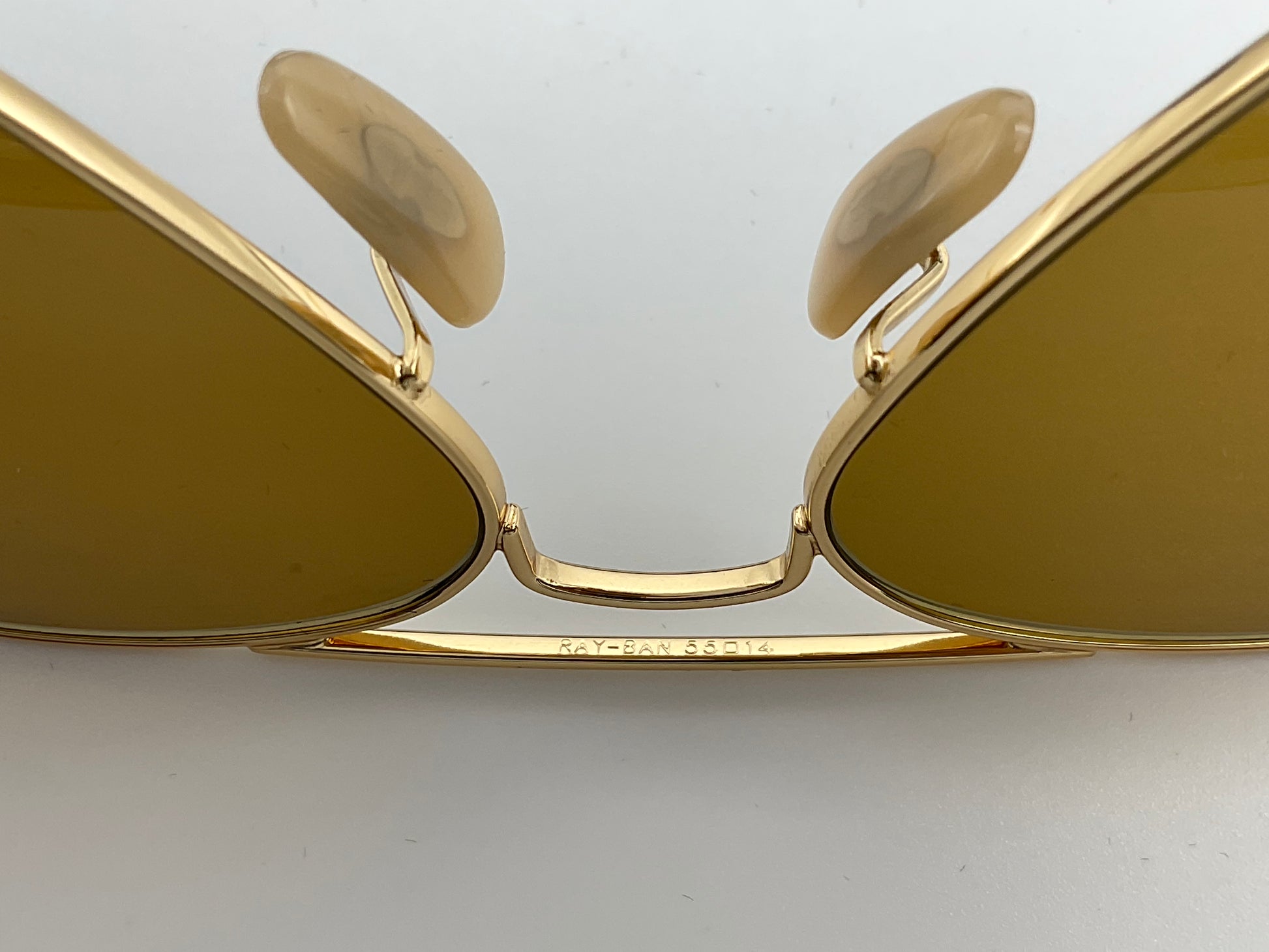 Ray Ban Aviator 55mm Washed Evolve Brown Photochromic Gold Shade Review Store