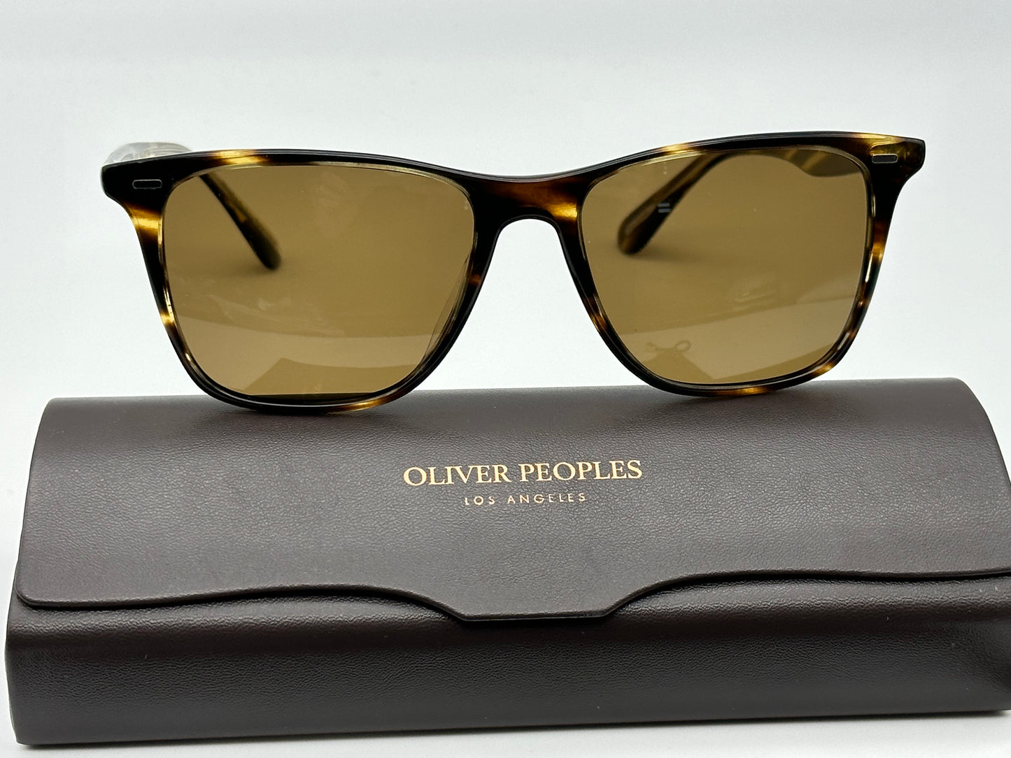 Oliver Peoples Ollis Sun 54mm OV 5437SU Cocobolo/True Brown Polarized 1003/57 made in Italy Sunglasses