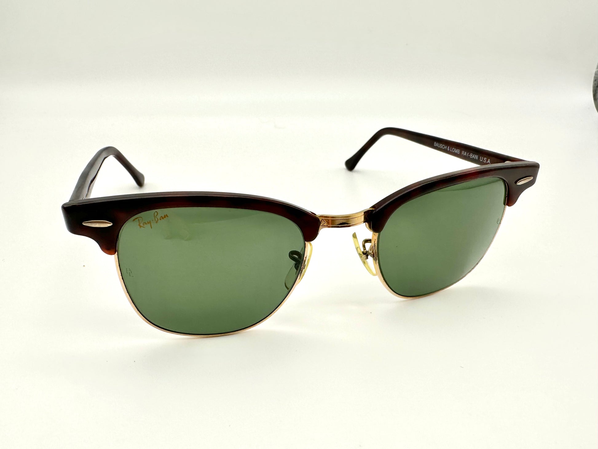 RAY-BAN USA BAUSCH & LOMB Clubmaster 51mm W0366 new old RAY-BAN USA BAUSCH & LOMB Clubmaster 51mm W0366 new old