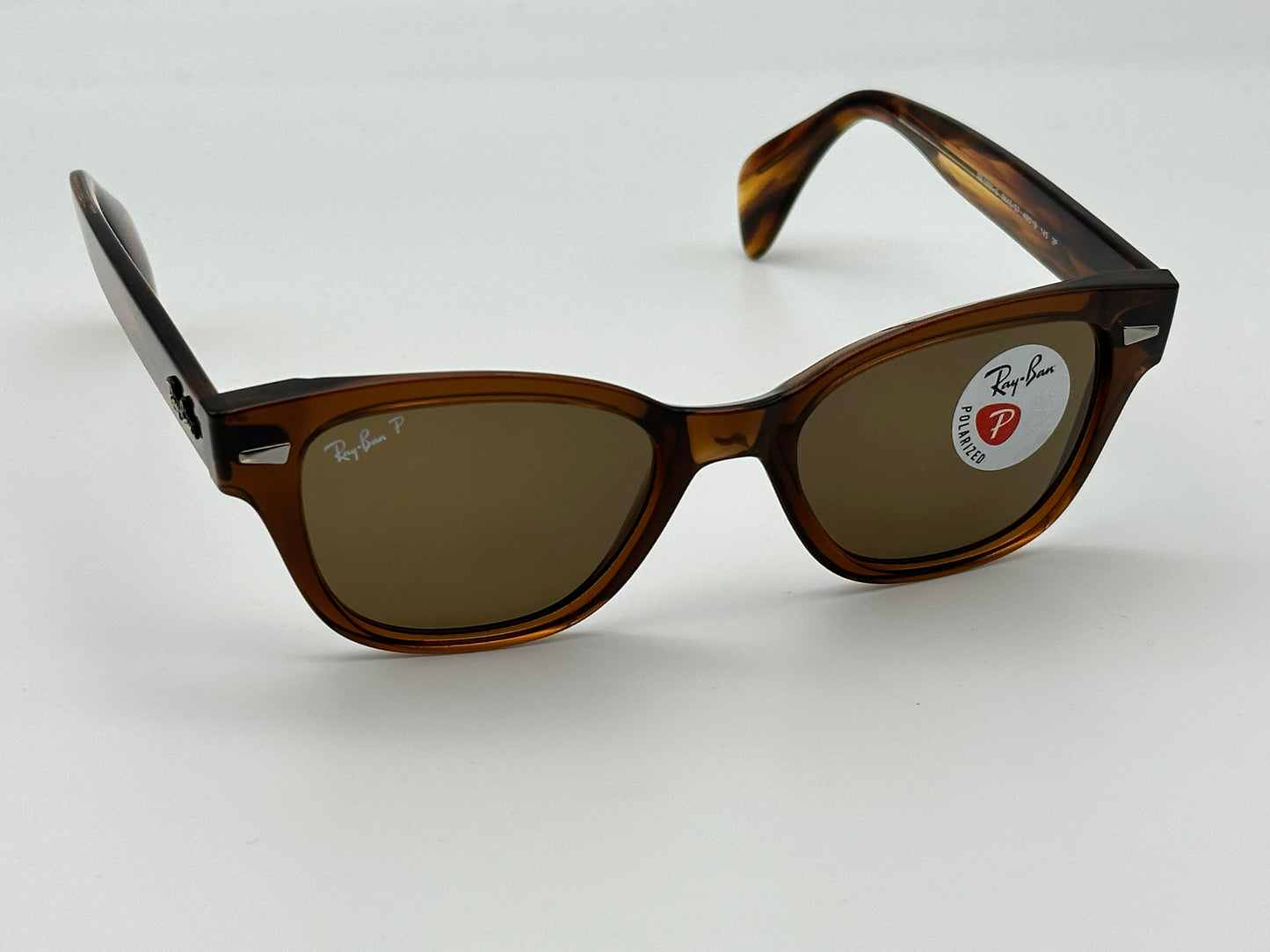 Ray-Ban RB0880S Transparent Brown /  Brown Polarized Lenses 49mm