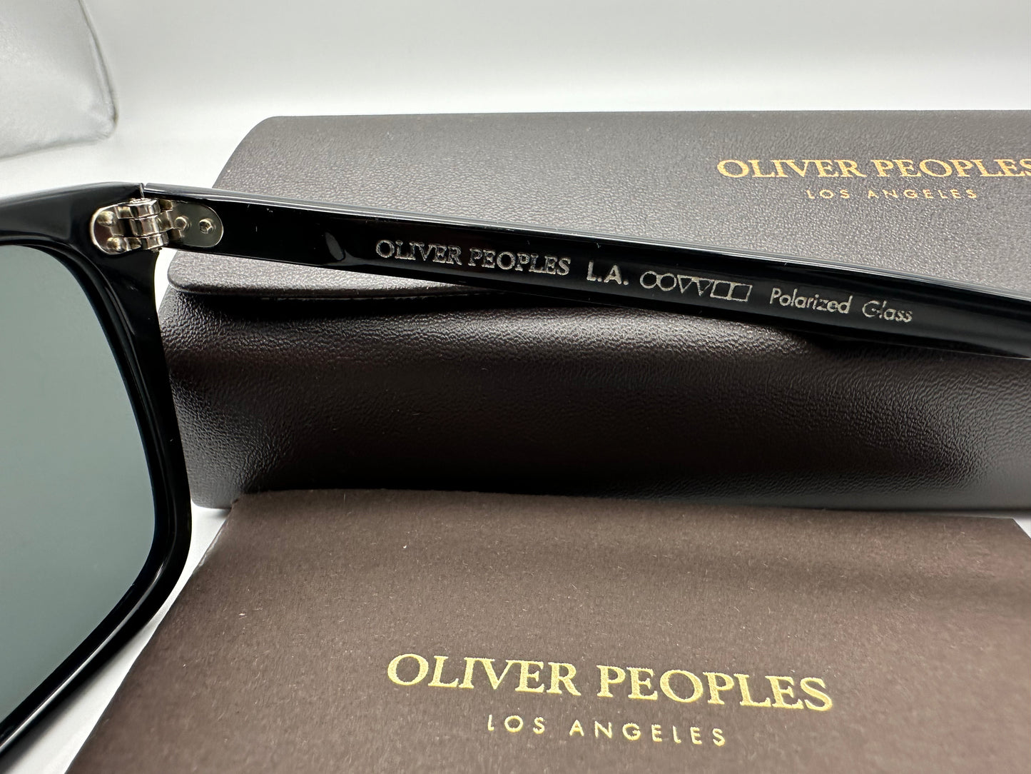 Oliver Peoples Bernardo 54mm OV5189 Black / Dark Gray Polarized 1005N5  NEW