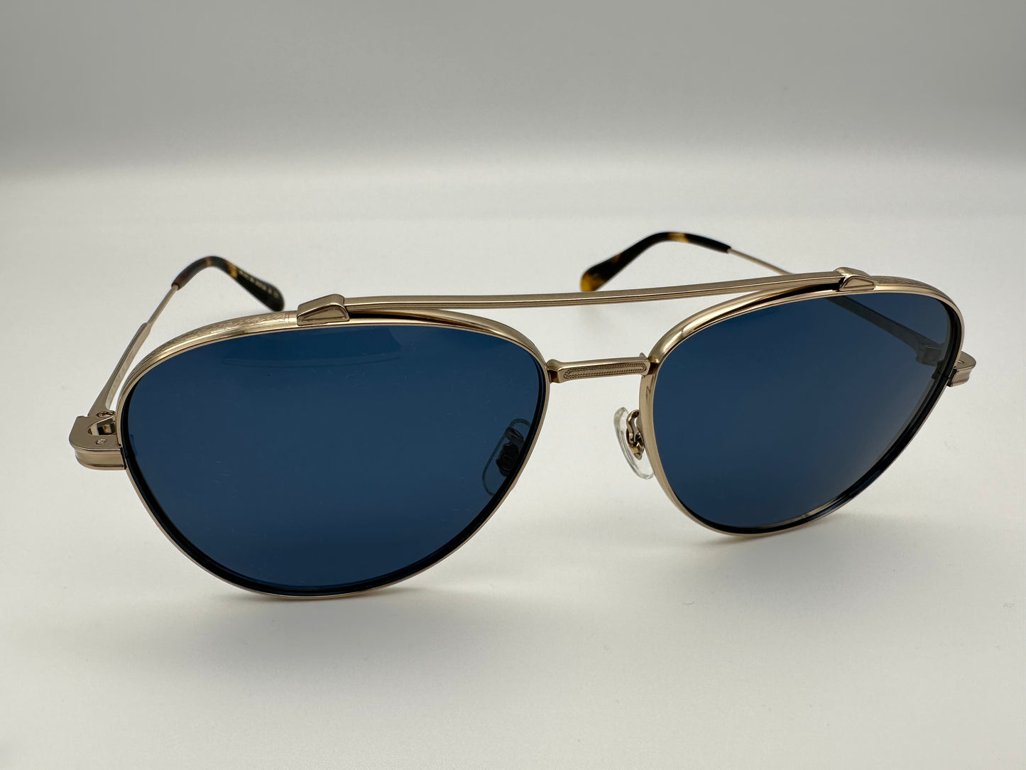 Authentic Frames Oliver Peoples RIKSON Soft Gold/Blue 56mm OV 1266ST 503580 Authentic F ...
