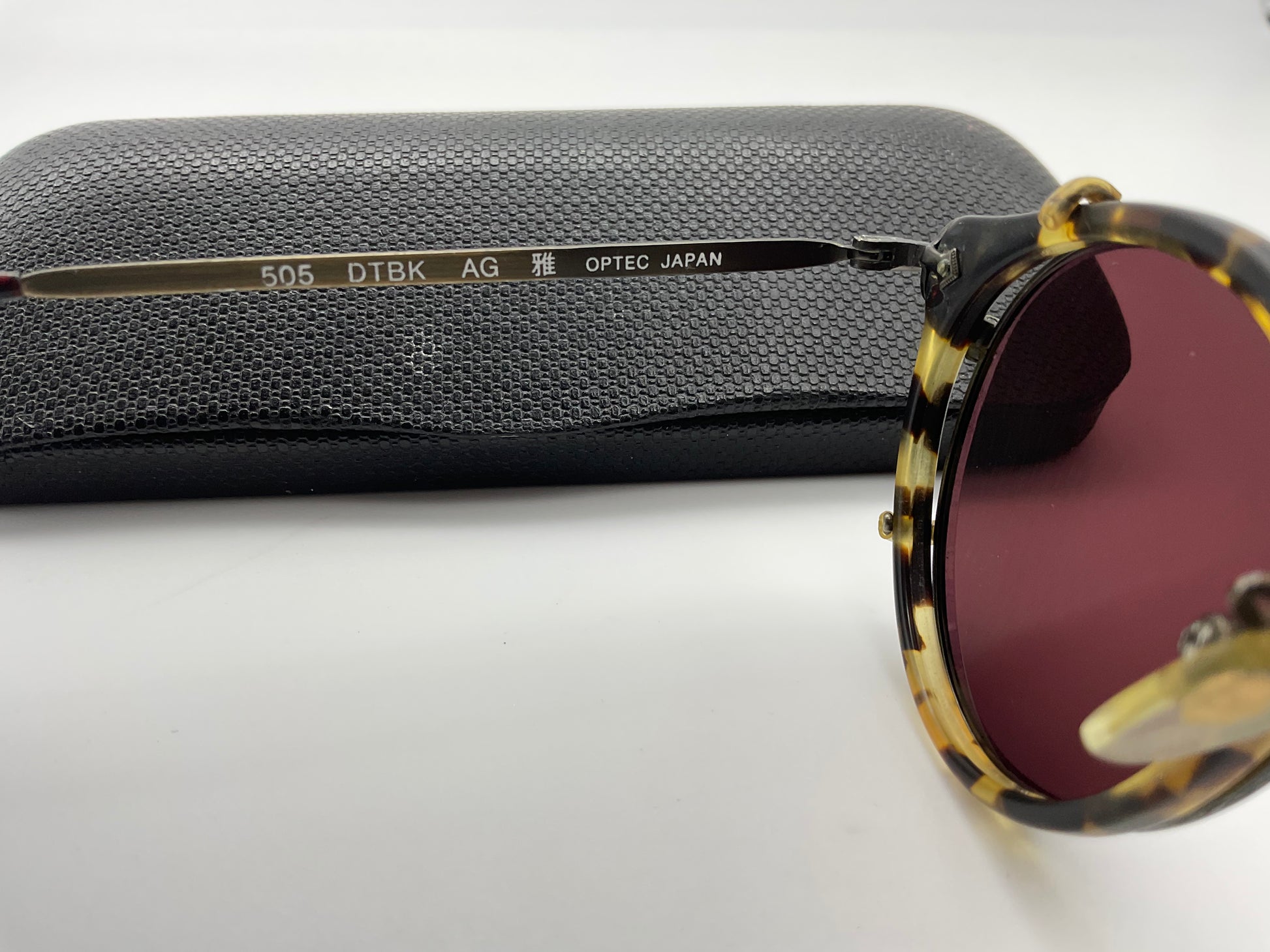 Oliver Peoples 505 Vintage DTBK Rose Clip Optec Japan – Shade Oliver Peoples 505 Vintage DTBK Rose Clip Optec Japan – Shade