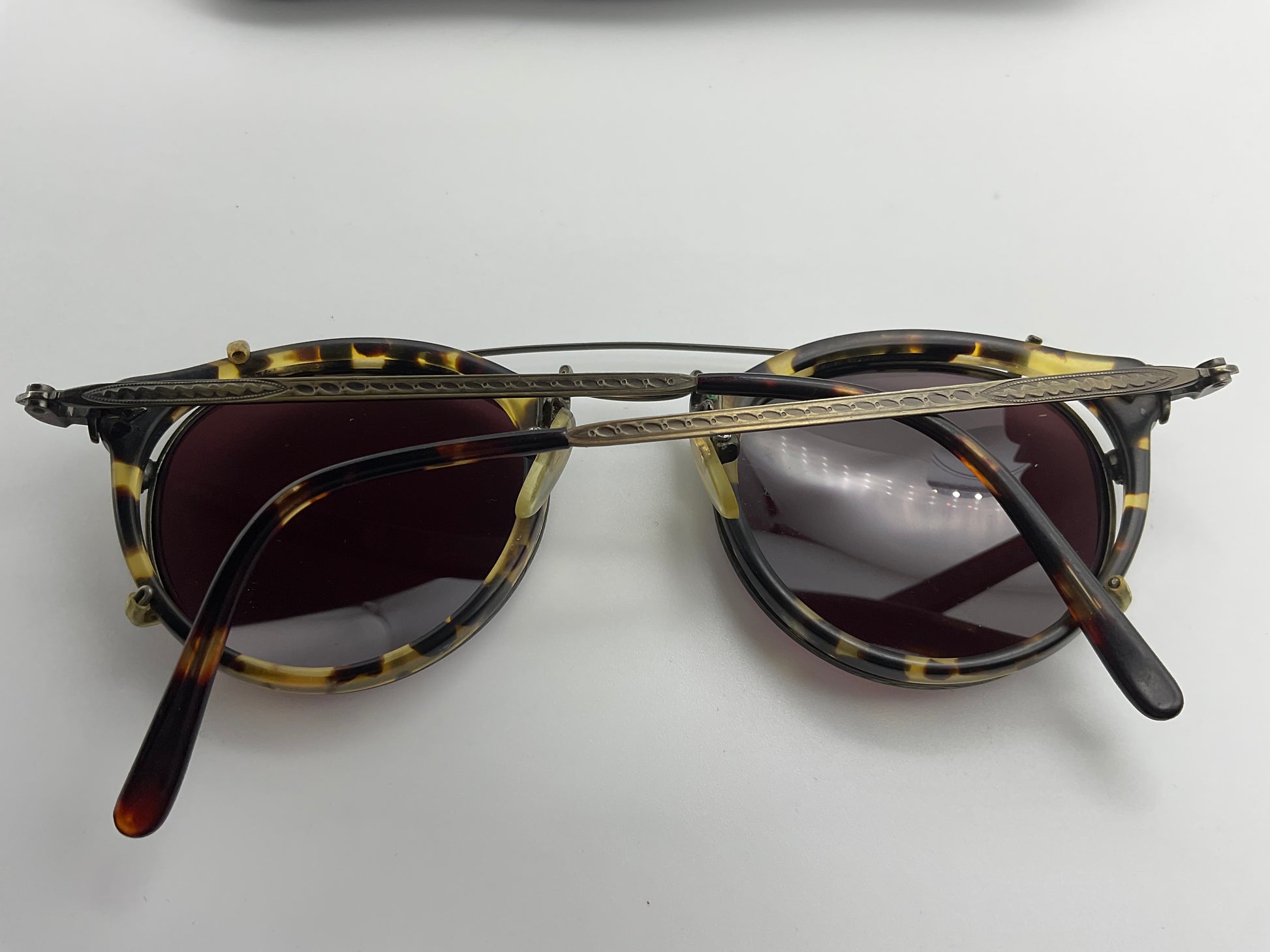 Oliver Peoples 505 Vintage DTBK Rose Clip Optec Japan – Shade