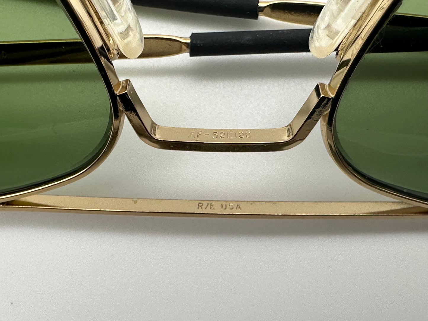Randolph Aviator 52mm with Green Glass Lenses and Cable Tempes