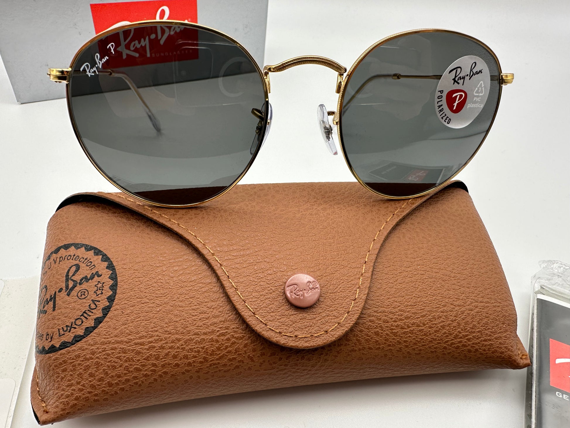 Ray Ban Round Metal Classic Polarized Black Unisex Sunglasses RB3447 9 Shade Review Store