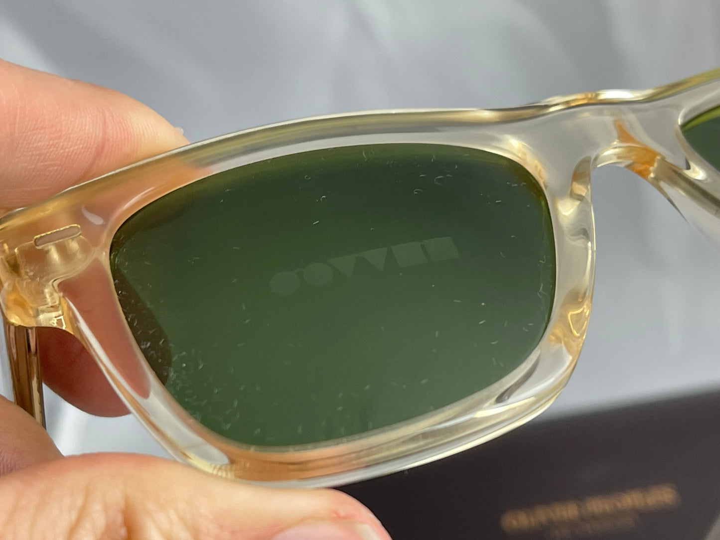 New Oliver Peoples Oliver Sun OV 5393SU 109452 Buff / Green Glass lenses 51mm