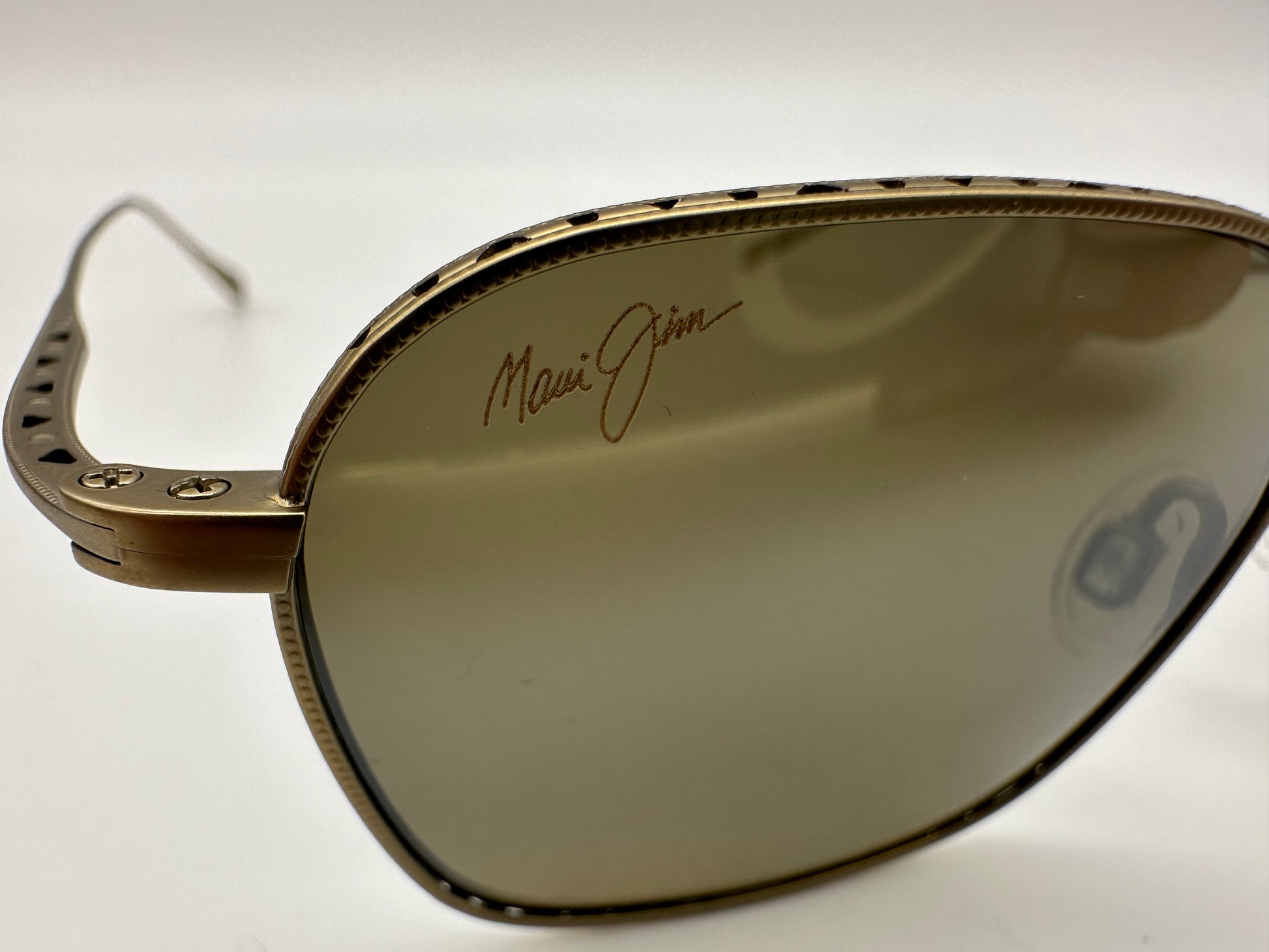 Maui Jim PUKA Gold Matte Bronze Ornate 48mm POLARIZED Bronze Maui Jim PUKA Gold Matte Bronze Ornate 48mm POLARIZED Bronze