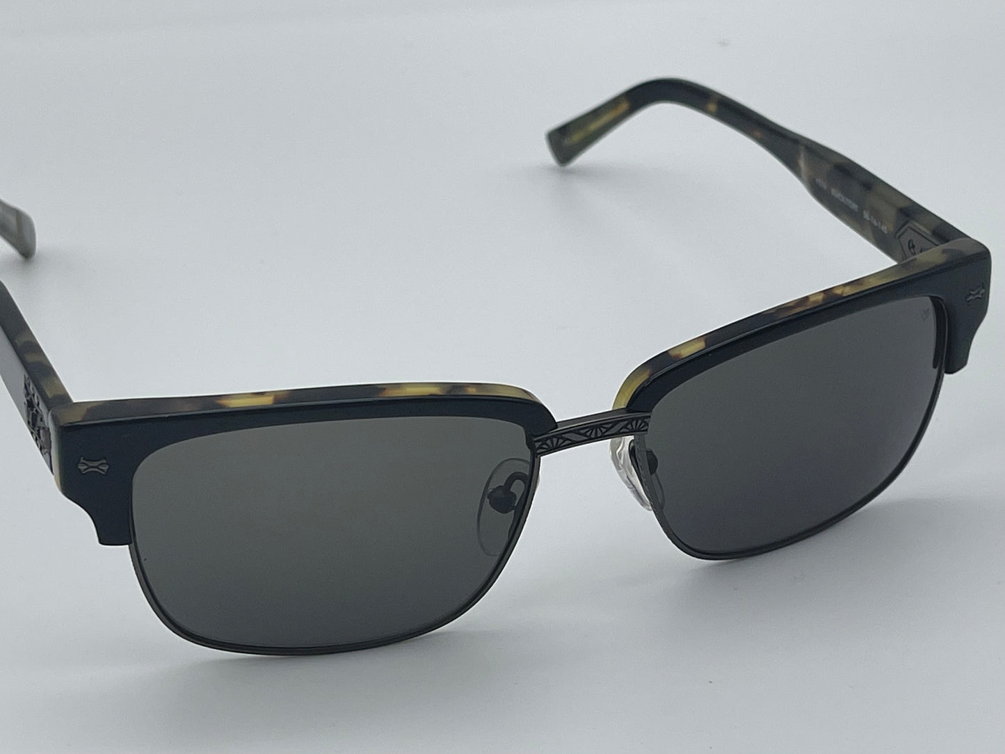John Varvatos Bowery Sunglasses Black Tortoise made in Japan