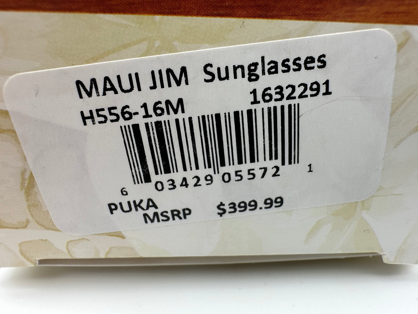 Maui Jim PUKA Gold Matte Bronze Ornate 48mm POLARIZED Bronze Sunglass H556-16 $399 MSRP