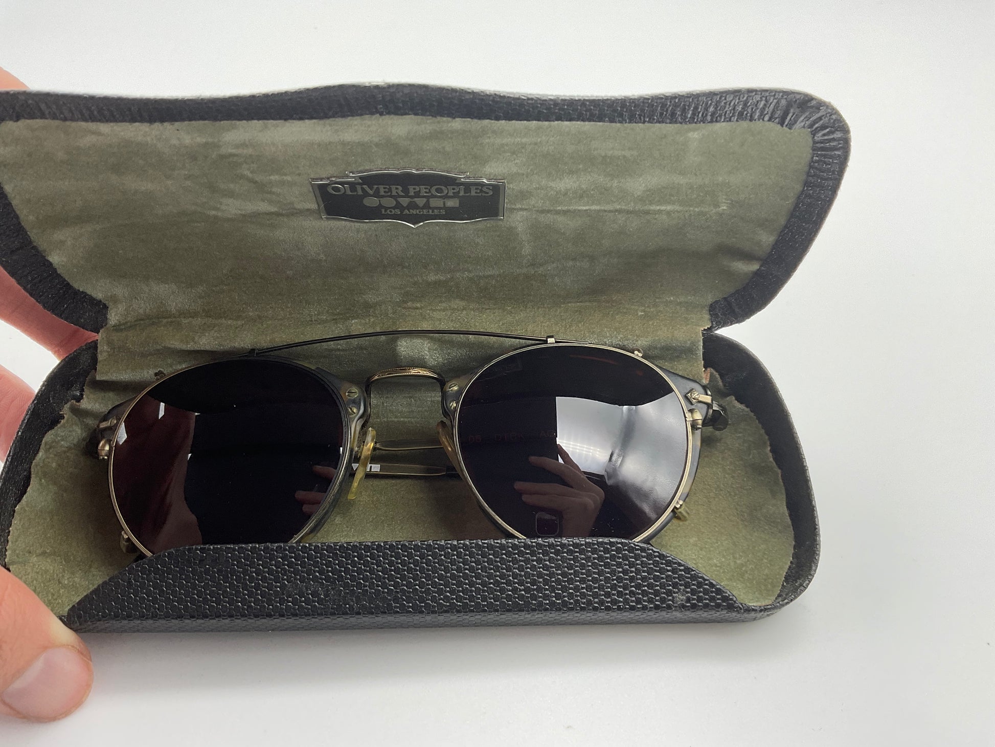 Oliver Peoples 505 Vintage DTBK Rose Clip Optec Japan – Shade Oliver Peoples 505 Vintage DTBK Rose Clip Optec Japan – Shade