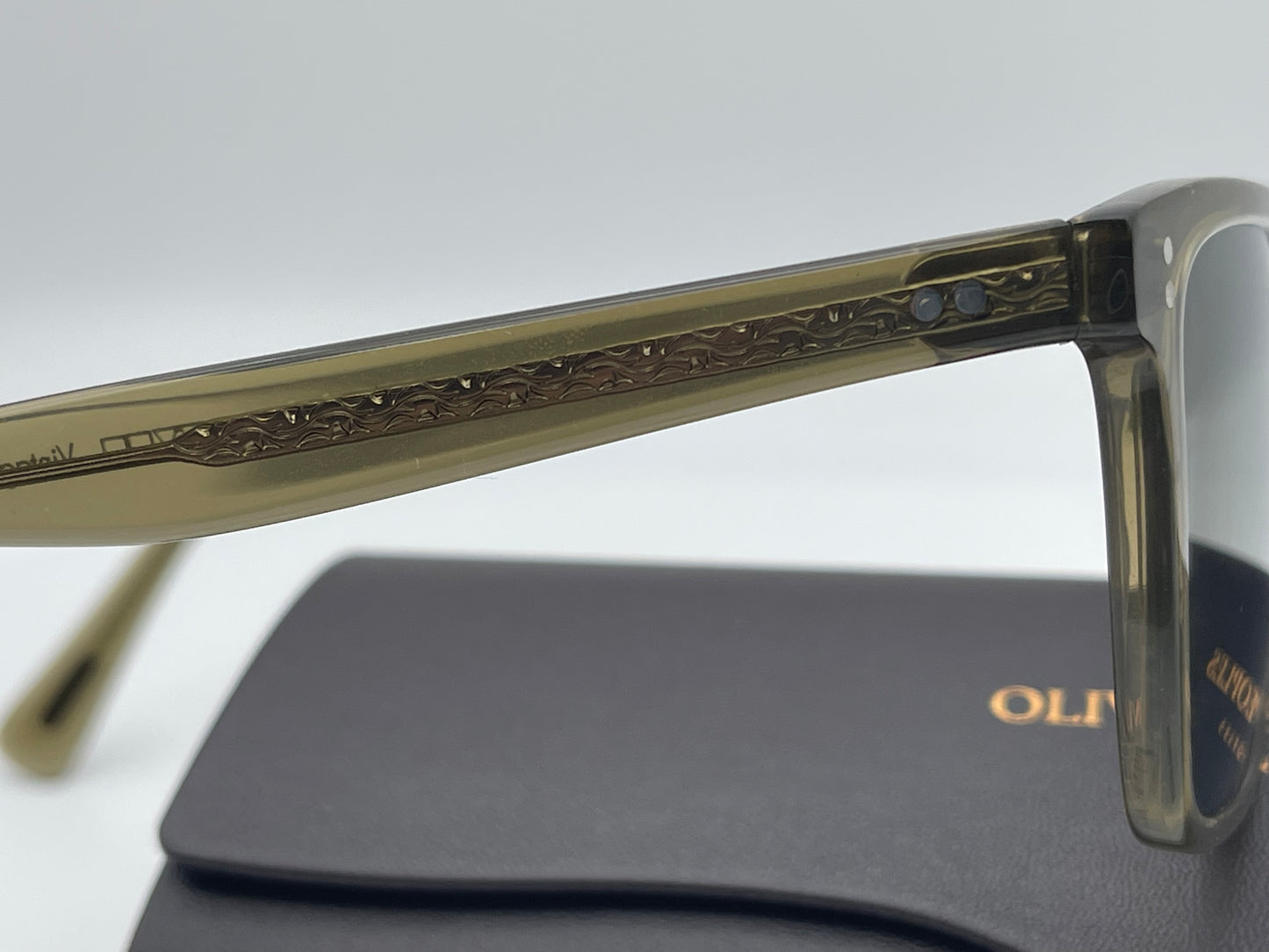 OLIVER PEOPLES LACHMAN SUN Dusty Olive / Grey Goldstone Sunglasses 50mm NEW