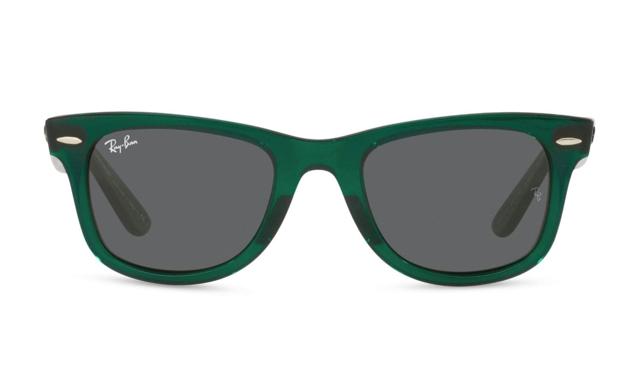 Ray-Ban Wayfarer 50mm RB2140 6615B1 Transparent Green/Dark Grey