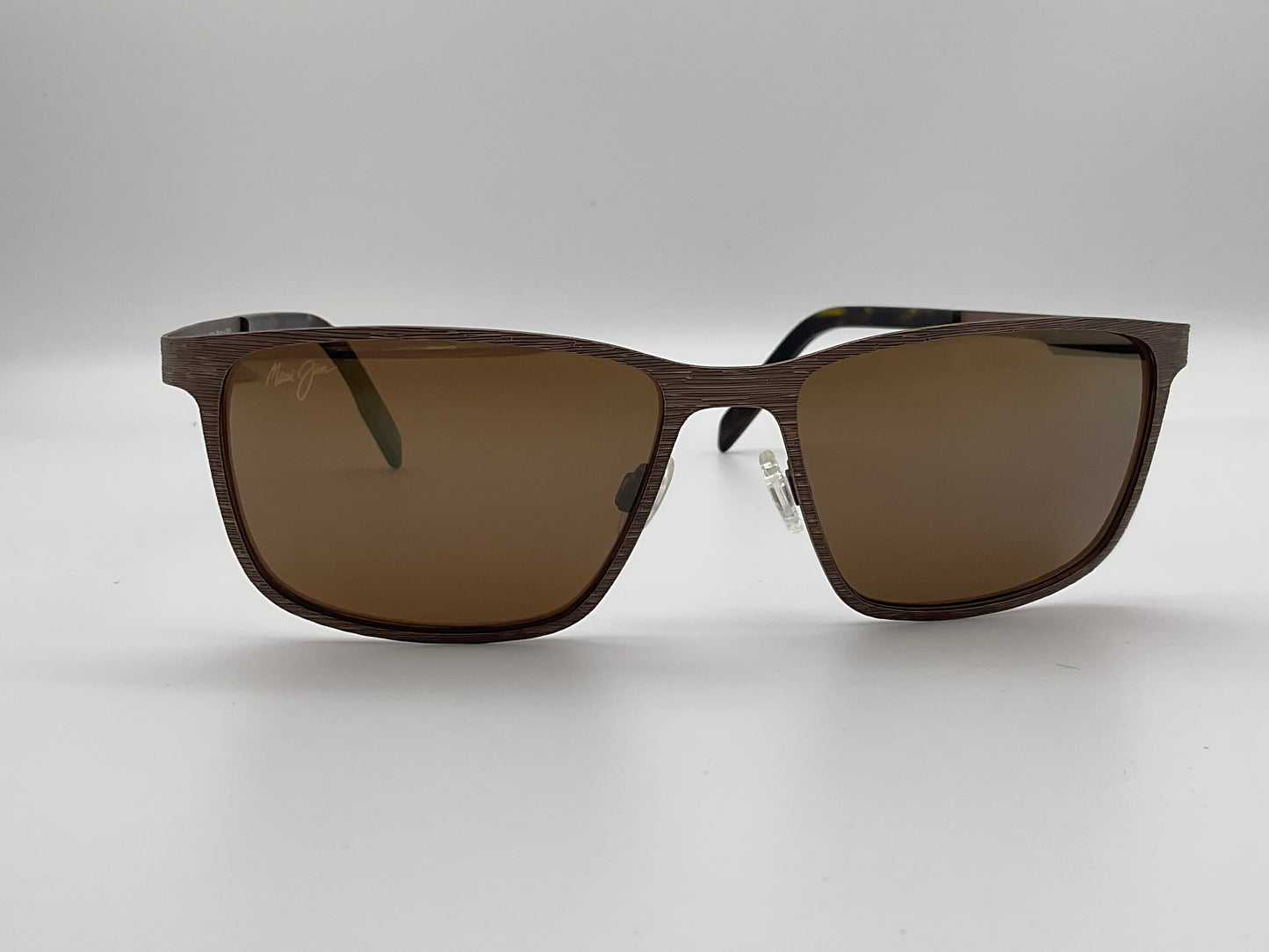 MAUI JIM CUT MOUNTAIN Etched Brown/HCL Bronze Polarized Sunglasses H532-22 NEW