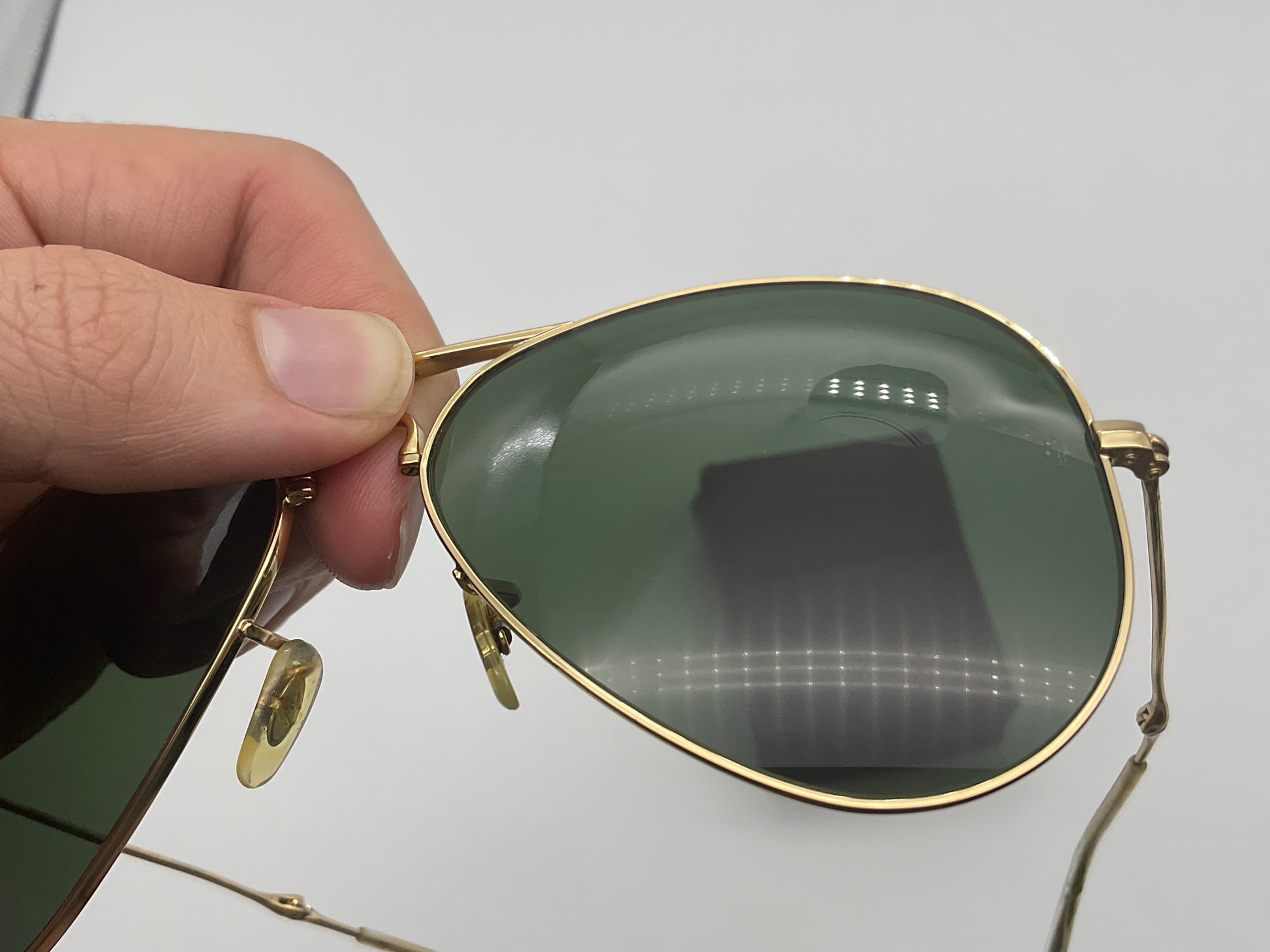 Ray Ban Aviator Folding 58mm RB3479 Polarized G15 USED Shade Review Store