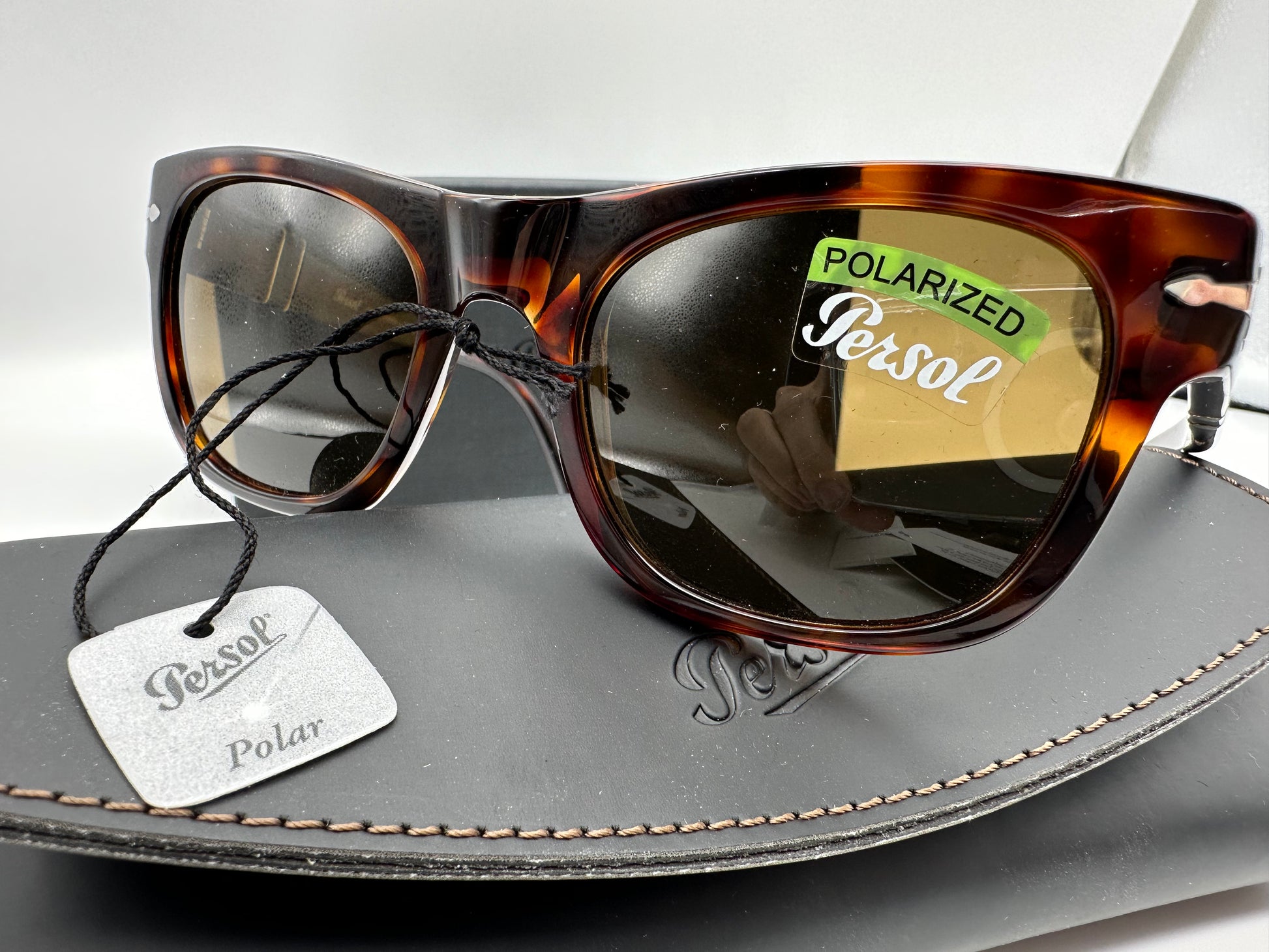 Persol Wayfarer 50mm PO3269S 24 57 Havana Brown Polarized
