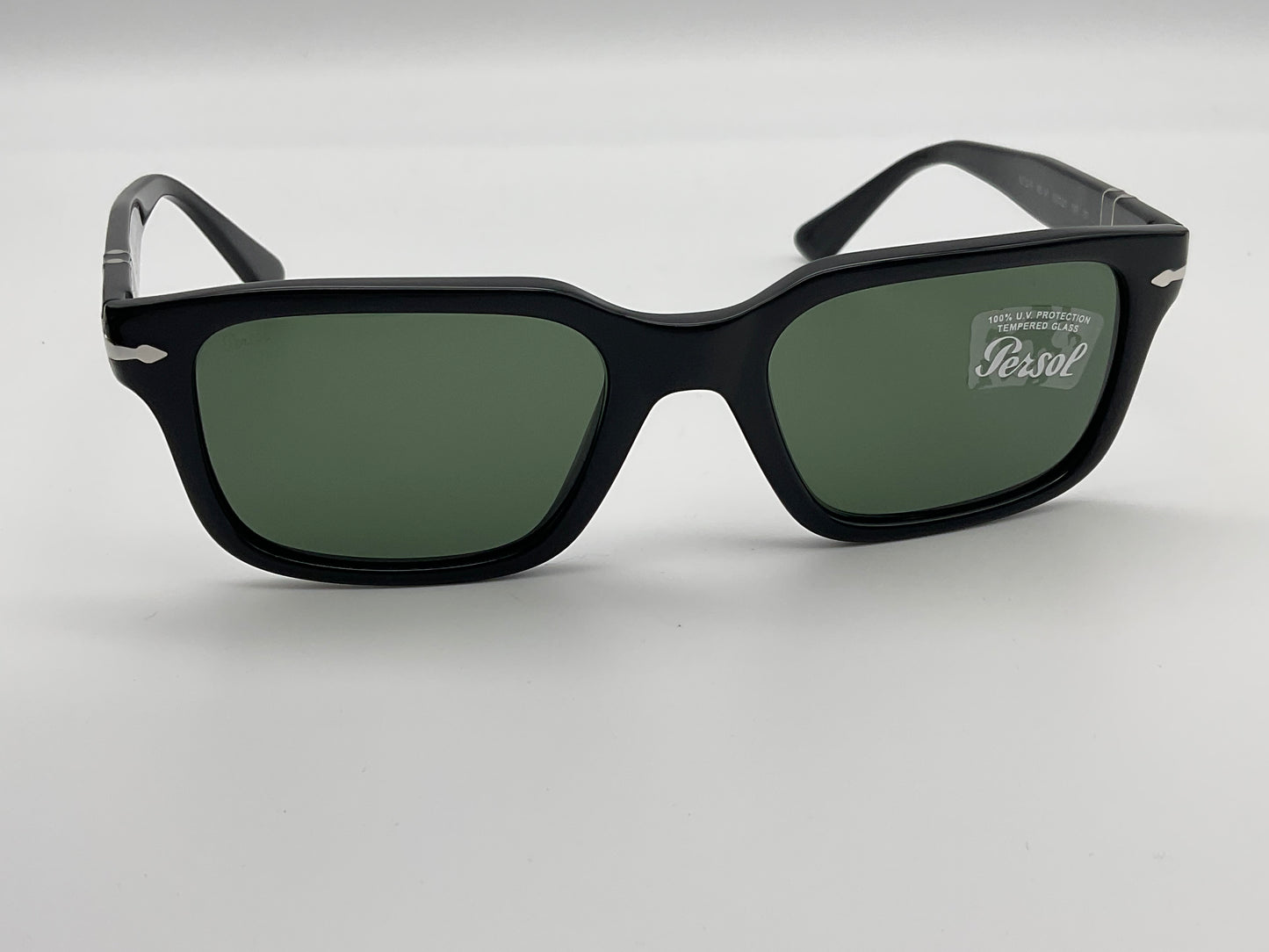 Persol PO 3272 53mm 95/31 Black Green Glass lenses Made in Italy