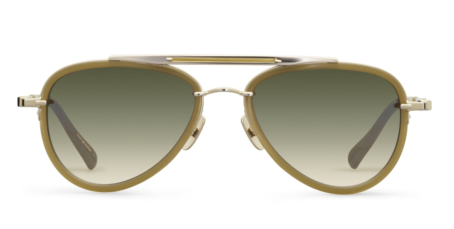 Mr Leight Doheny SL 54mm Crescent 12K Gold Retail $795