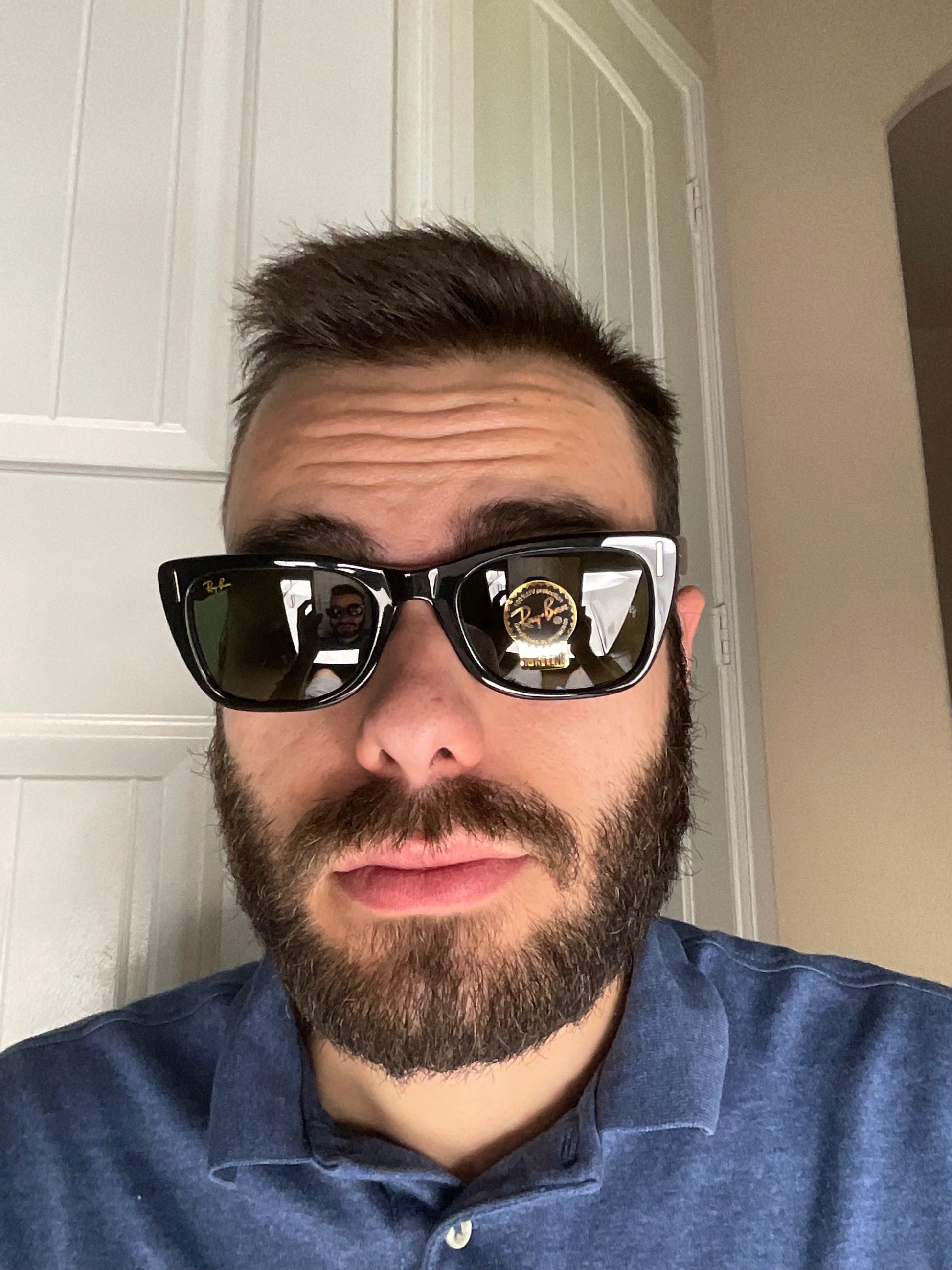 Ray Ban Caribbean 52mm Black G-15 Green Sunglasses RB2248 901/31