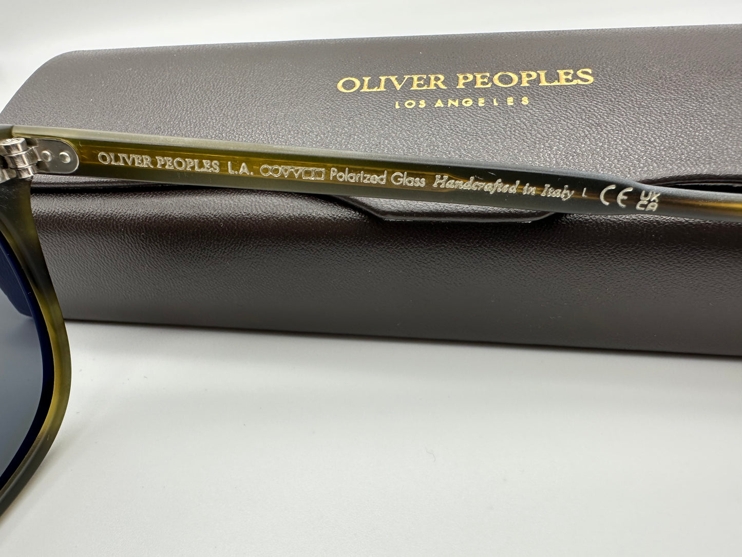 Oliver Peoples Finley Esq. 51mm Semi Matte Black-Moss Tortoise Graphite Polar Vfx + OV5298SU 14538K