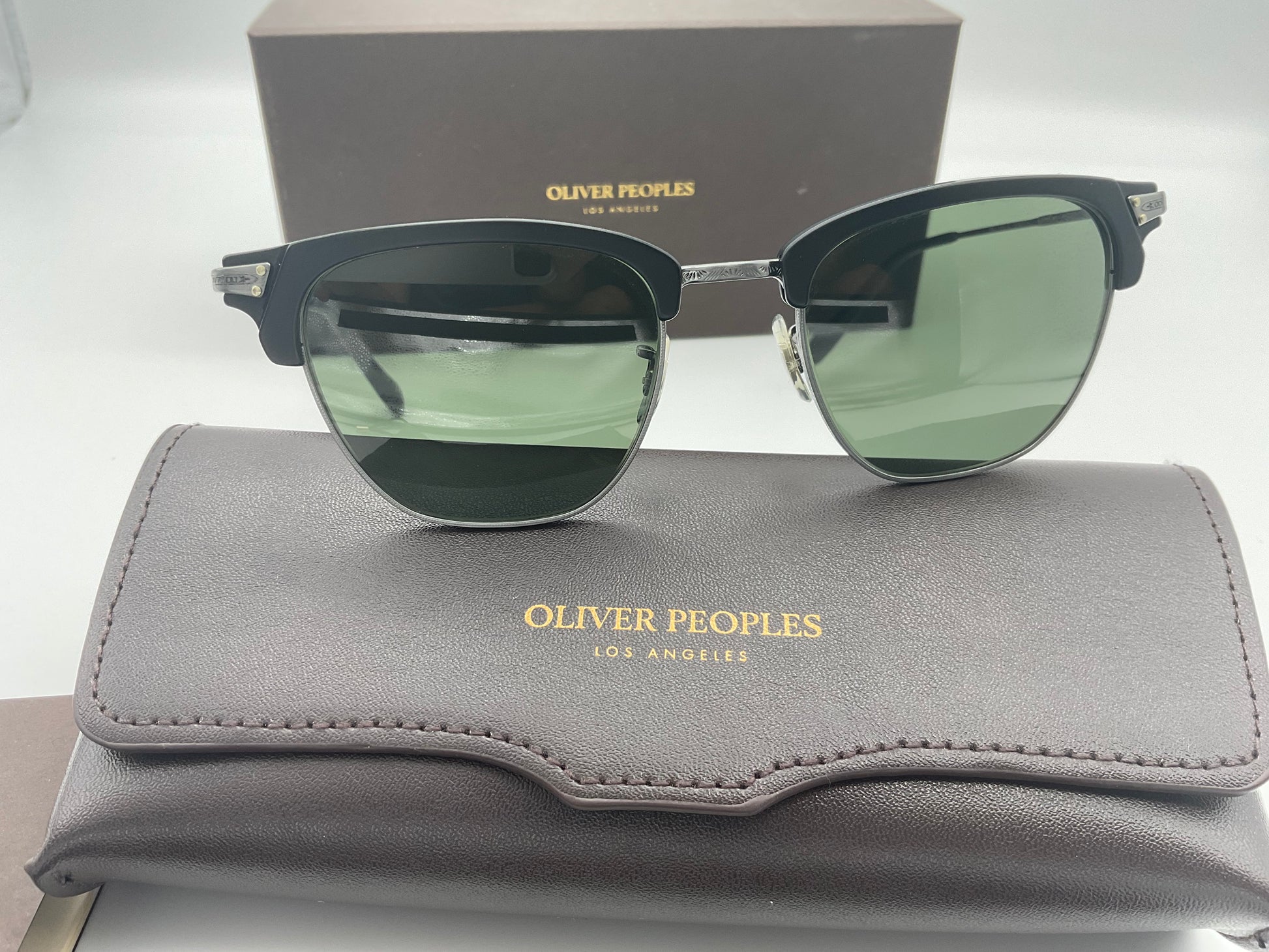 Oliver Peoples Banks Sun 49mm OV1145S Black & Gray / Black 50417C