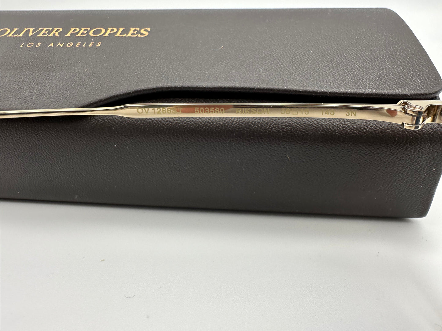 Oliver Peoples RIKSON Soft Gold/Blue 56mm OV 1266ST 503580  Authentic Frame