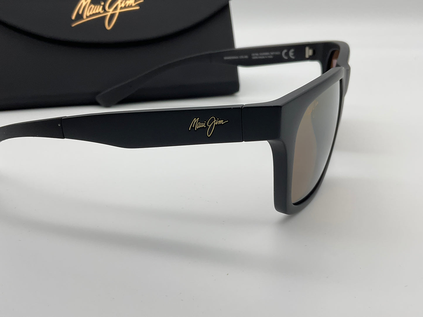 Maui Jim Boardwalk 56mm HCL Bronze H539-2M Matte Black Polarized Sunglasses
