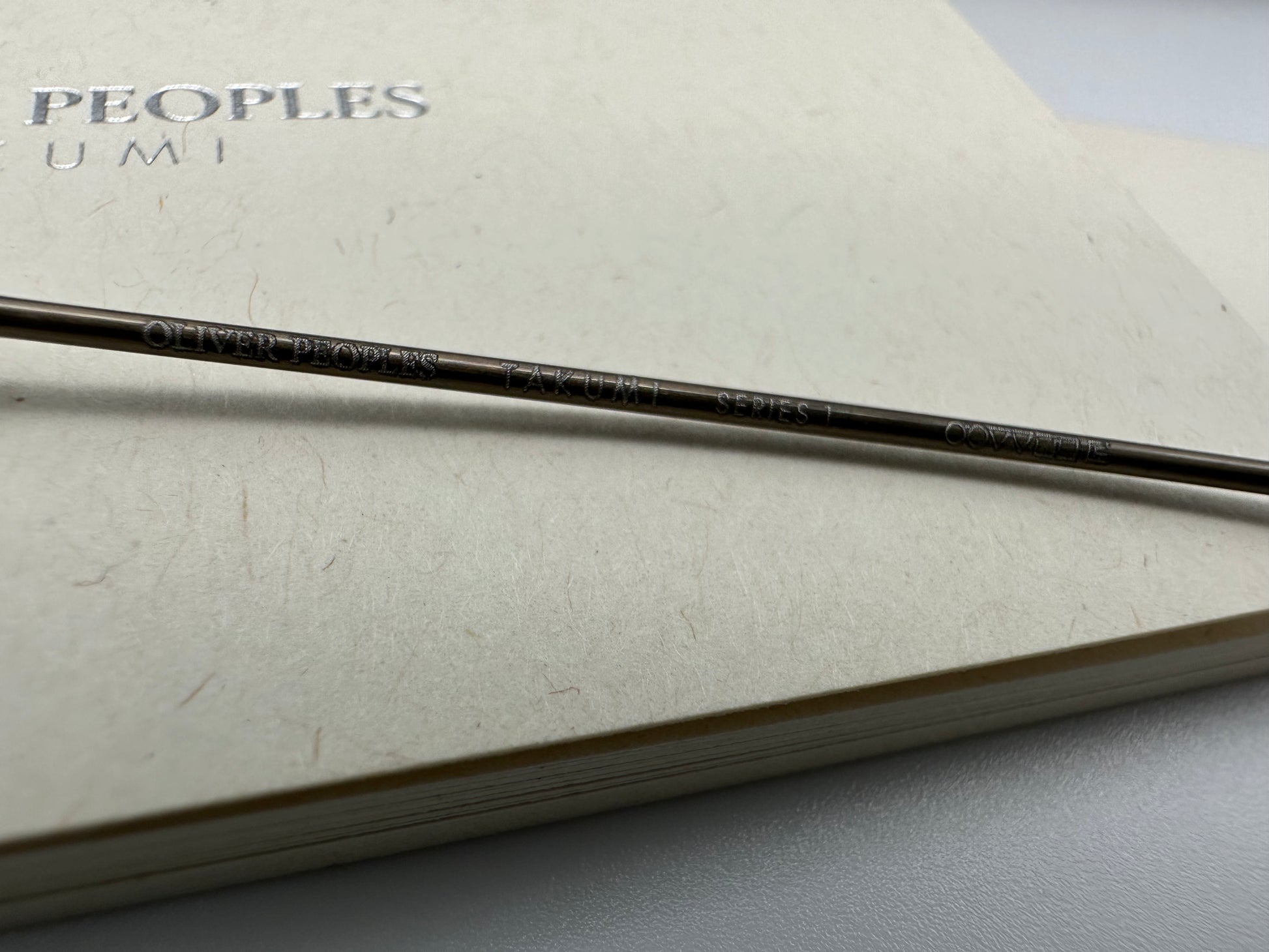 Occhiali Da Sole Oliver Peoples OV1276ST Aviator Titanio Oro Spazzolato - Uomo - Foto 4