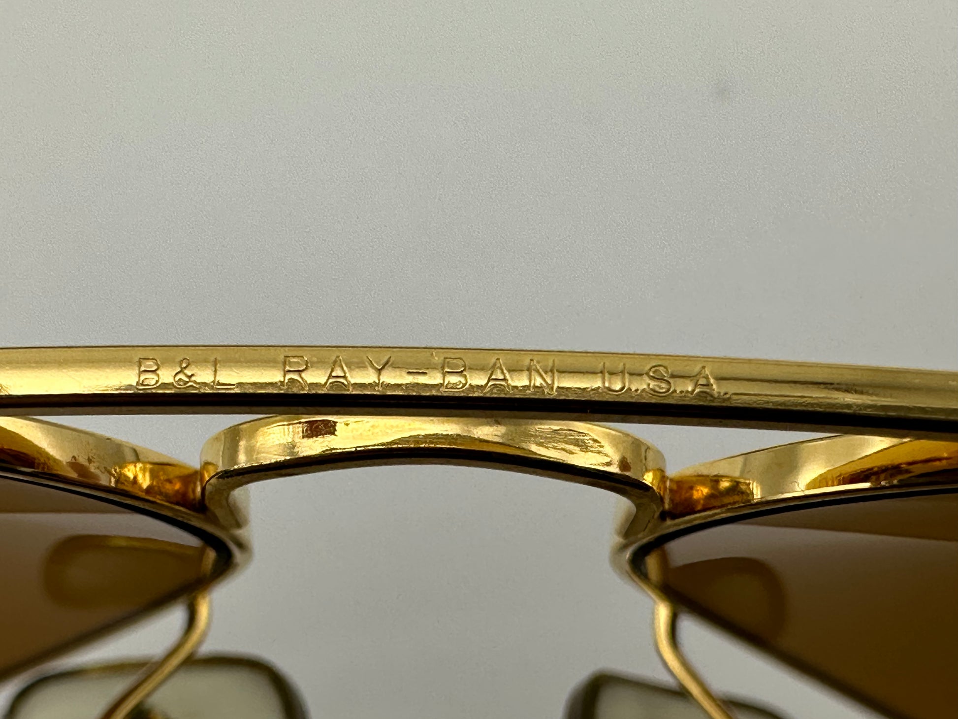 RAY BAN B&L W1661 NTAS 58MM CHROMAX DRIVING SERIES LENS AVIATOR VINTAGE  SUNGLASSES W/CASE