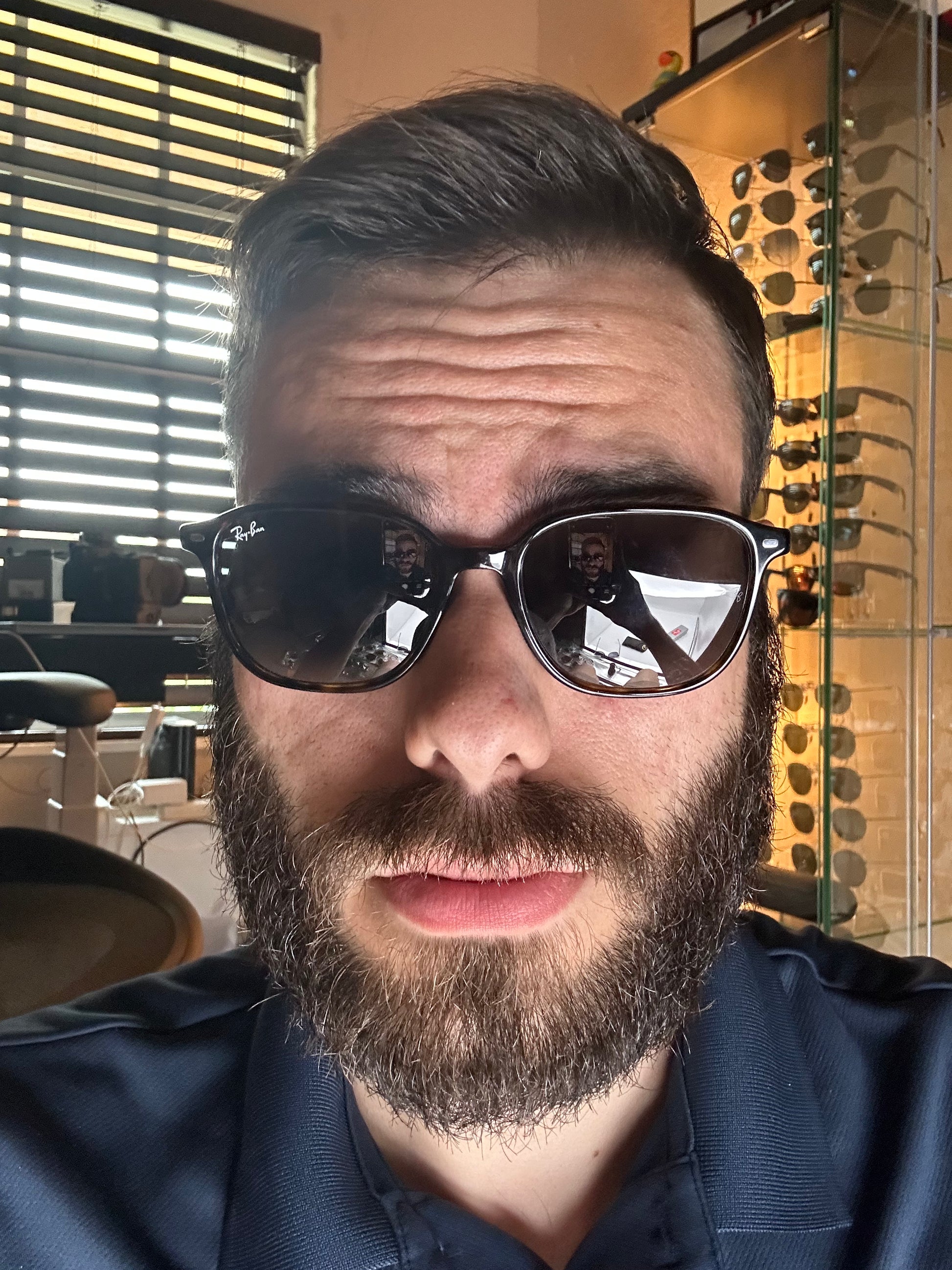 Ray Ban LEONARD Transions RB 2193 902/GH 53mm Polished Havana NEW