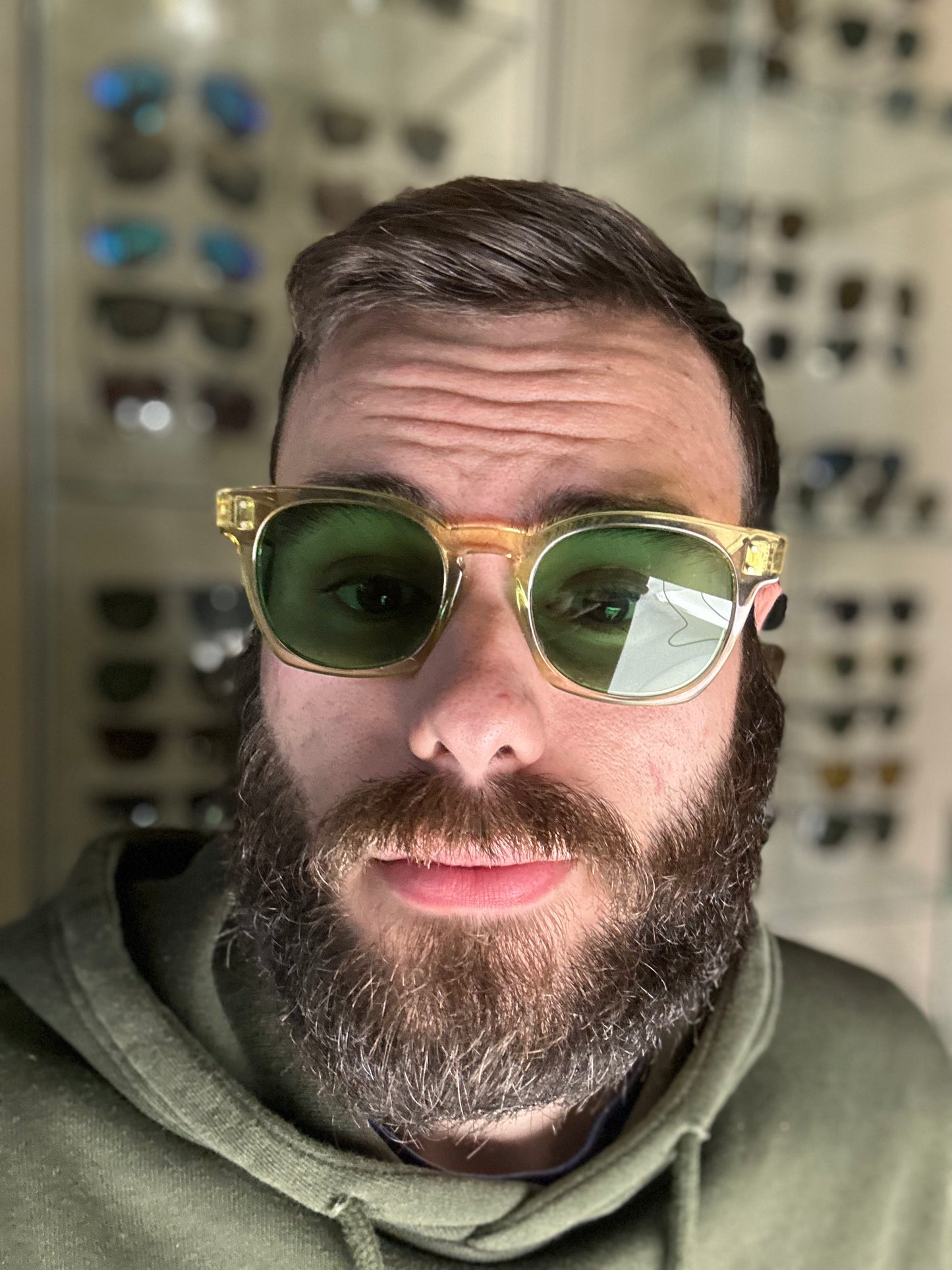 Oliver Peoples Byredo Sunglasses Clear / Green Photochromic Oliver Peoples Byredo Sunglasses Clear / Green Photochromic