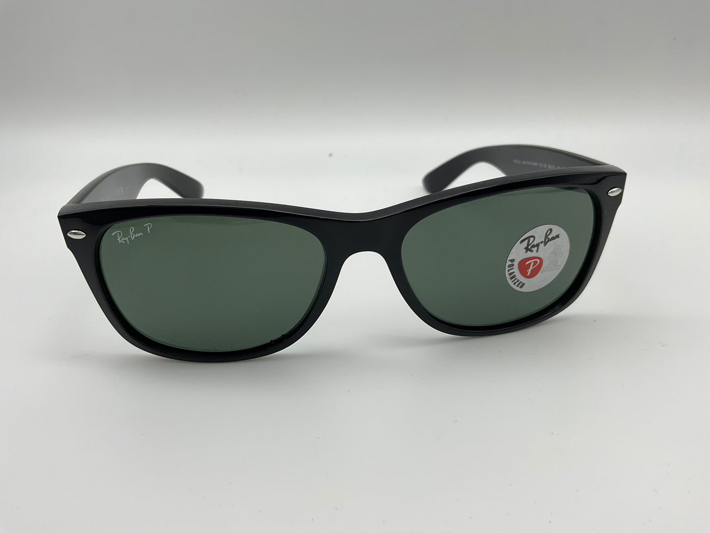 Ray Ban New Wayfarer 58mm Classic Polarized Green Sunglasses